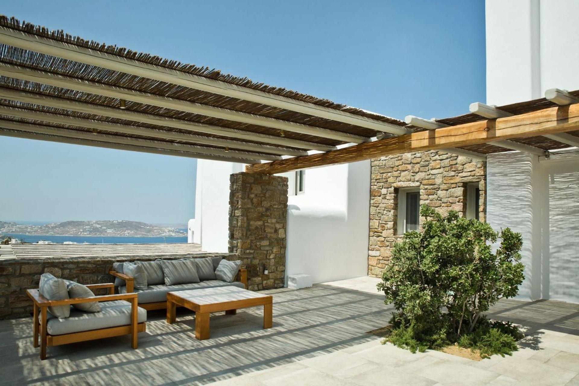 Elegant Mykonos Villa - Villa White Satin - Private Gym - 4 Bedrooms - Sea View photo 2