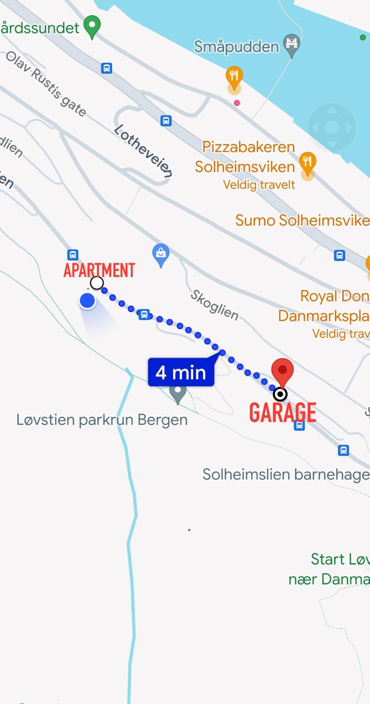 Familievennlig leilighet nær sentrum