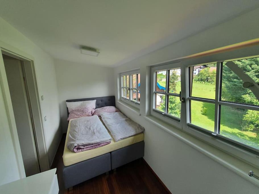 Exklusive Ferienwohnung LAKEVIEW in Bestlage Mattsee, beschattbare Dachterrasse mit Panoramablick über den See