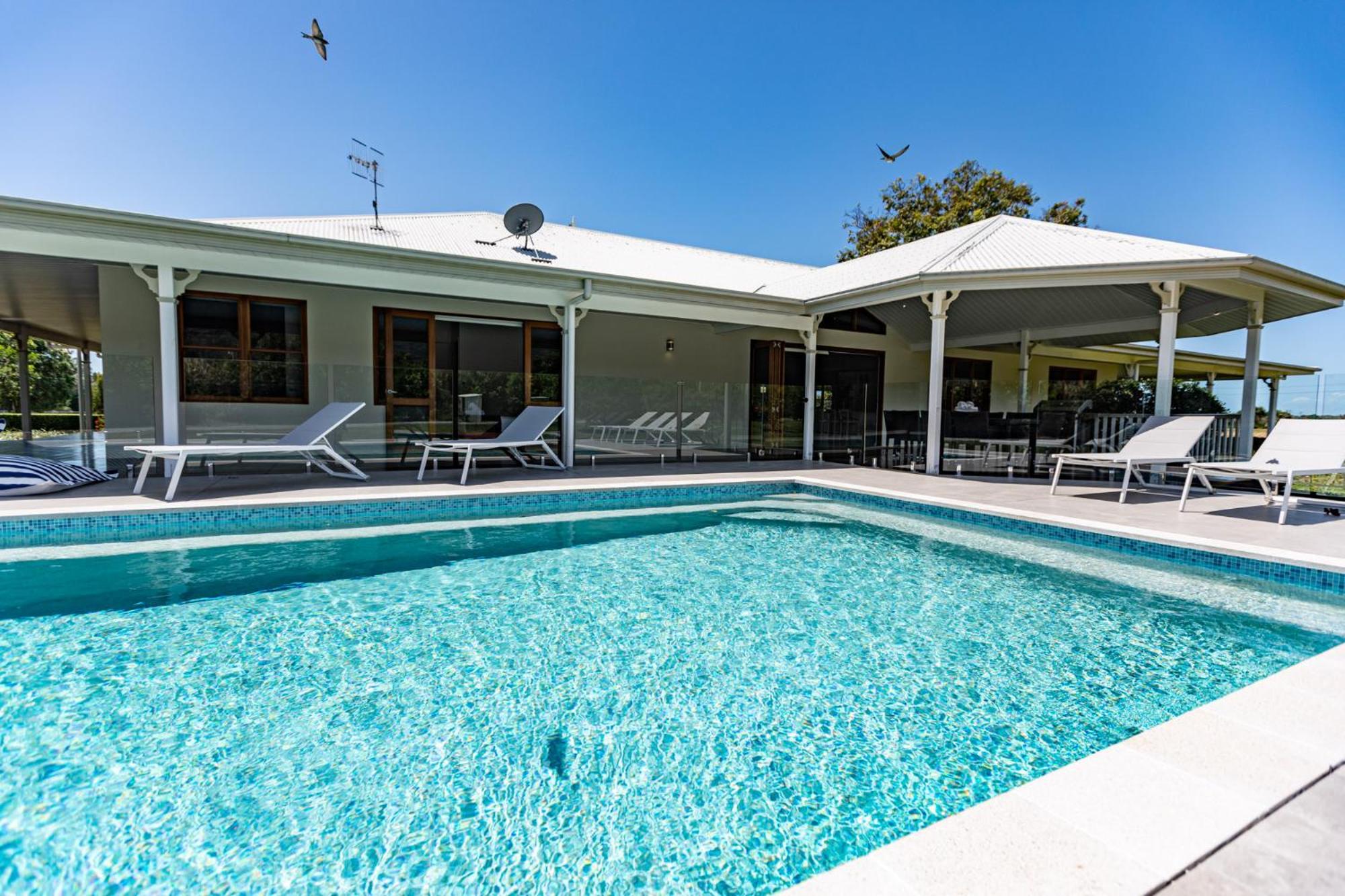 The Hampton Lodge with private pool on 25 acres