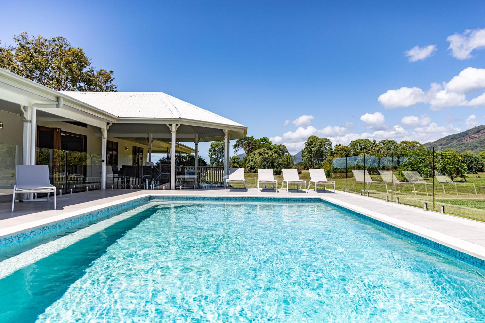 The Hampton Lodge with private pool on 25 acres