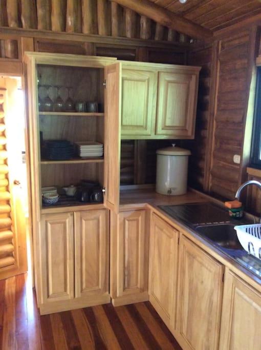 Maison autonome en bois, à Brasilito