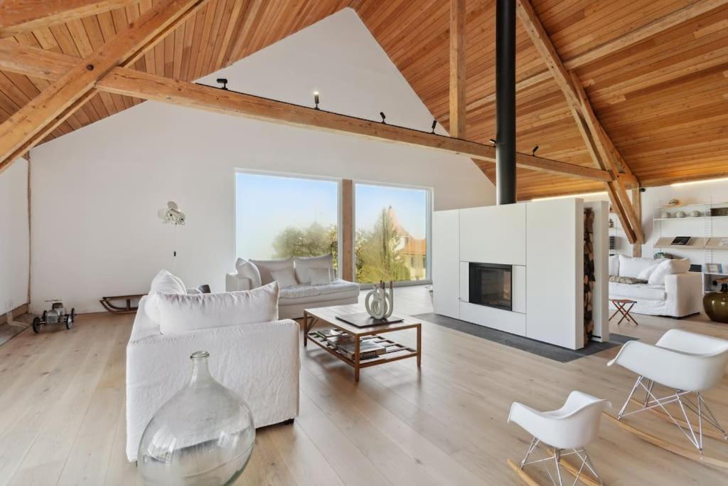 Completely refurbished typical Swiss farmhouse