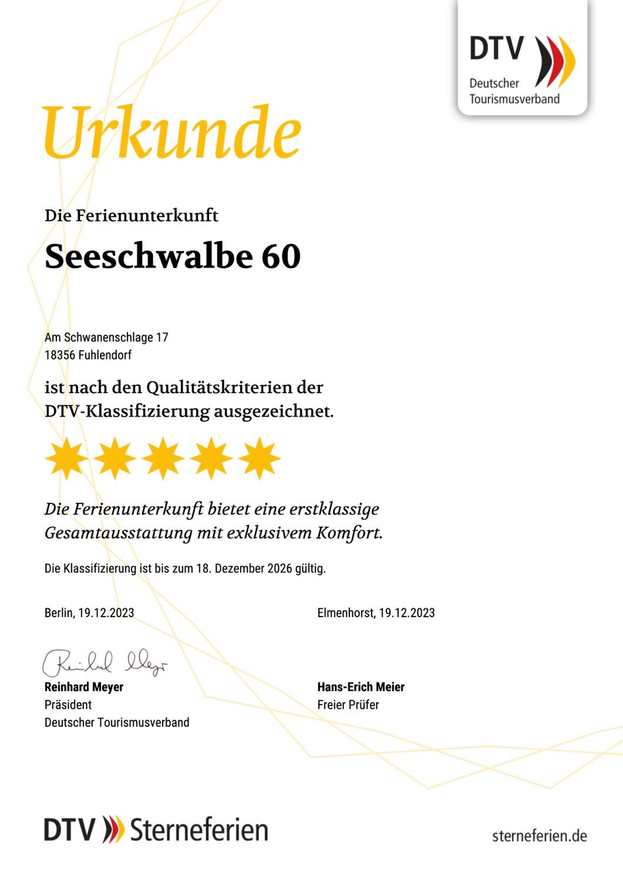 Ferienhaus Seeschwalbe 60