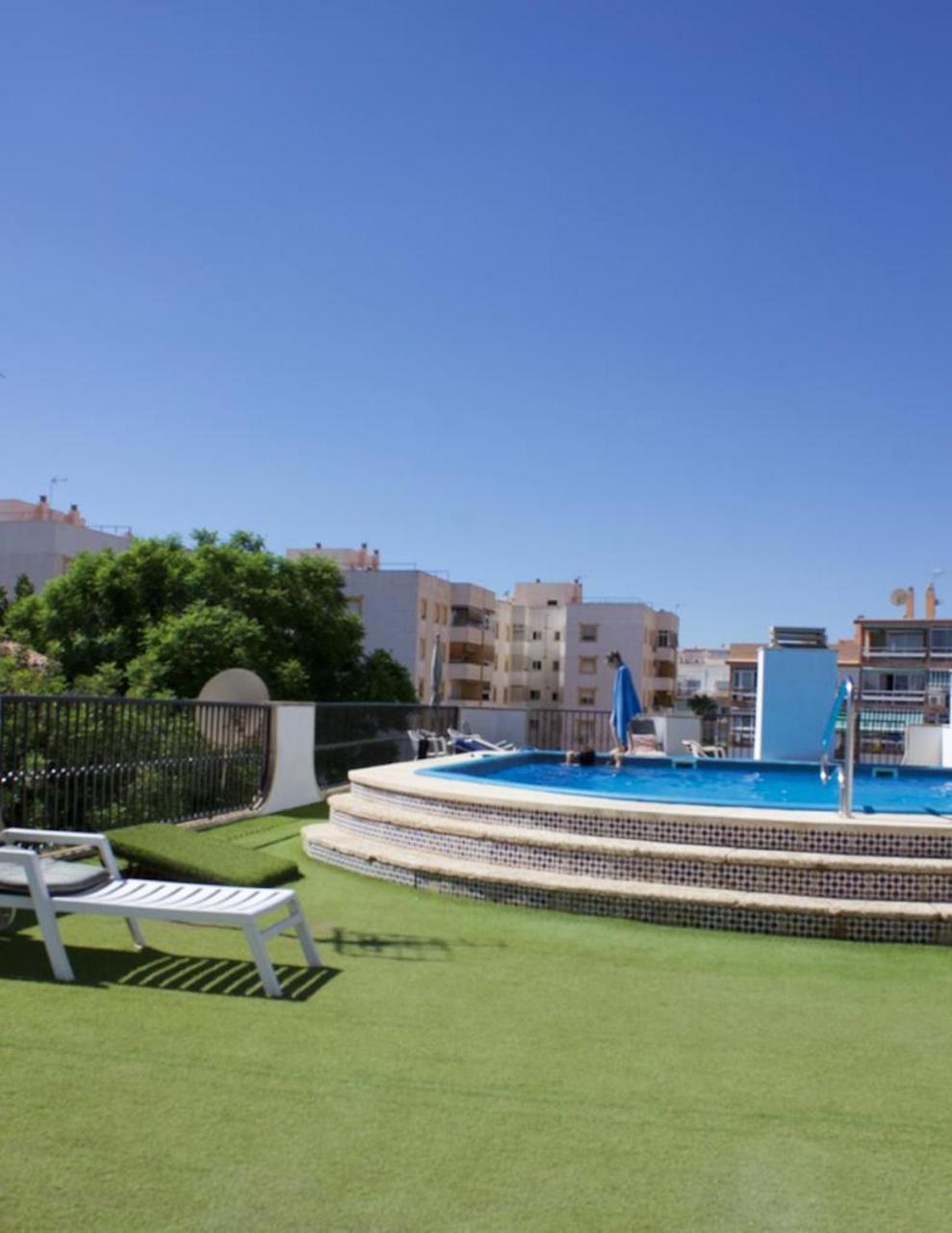 Centrally located south facing apartment with pool