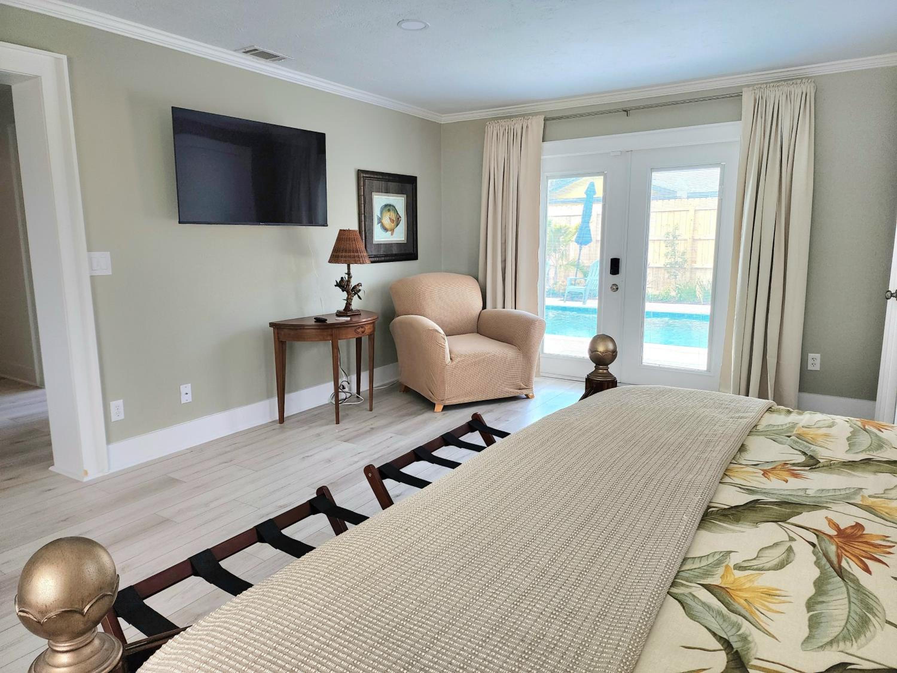 Coastal Vibes! Tropical heated pool home short drive to the beach view 2
