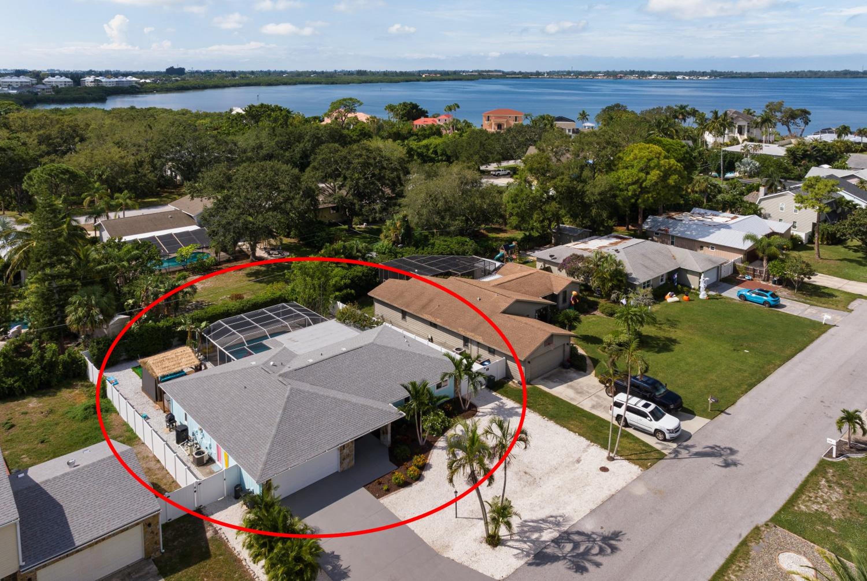 NEW! Blue Iguana! Tropical backyard oasis with heated pool, hot tub, fire table, and more! view 3