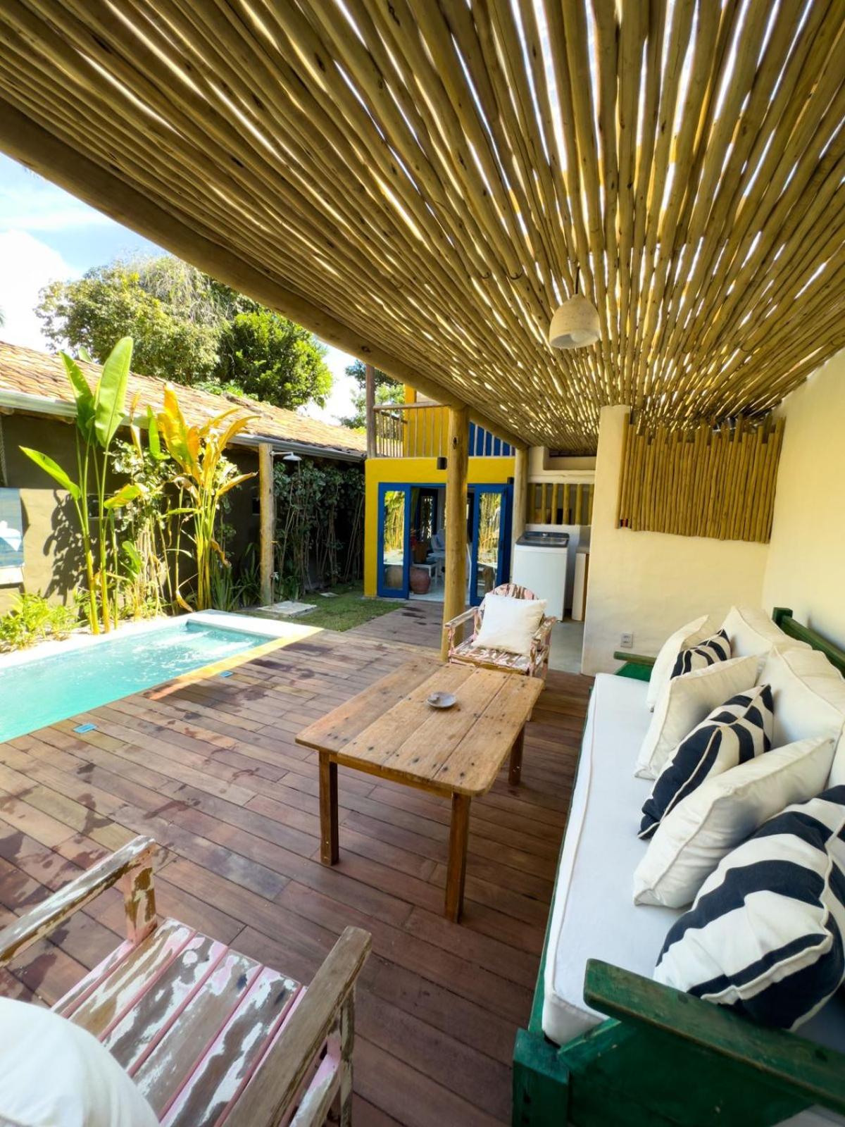 Casa Mara Trancoso - 50m do Quadrado, piscina, churrasqueira, arrumação diária