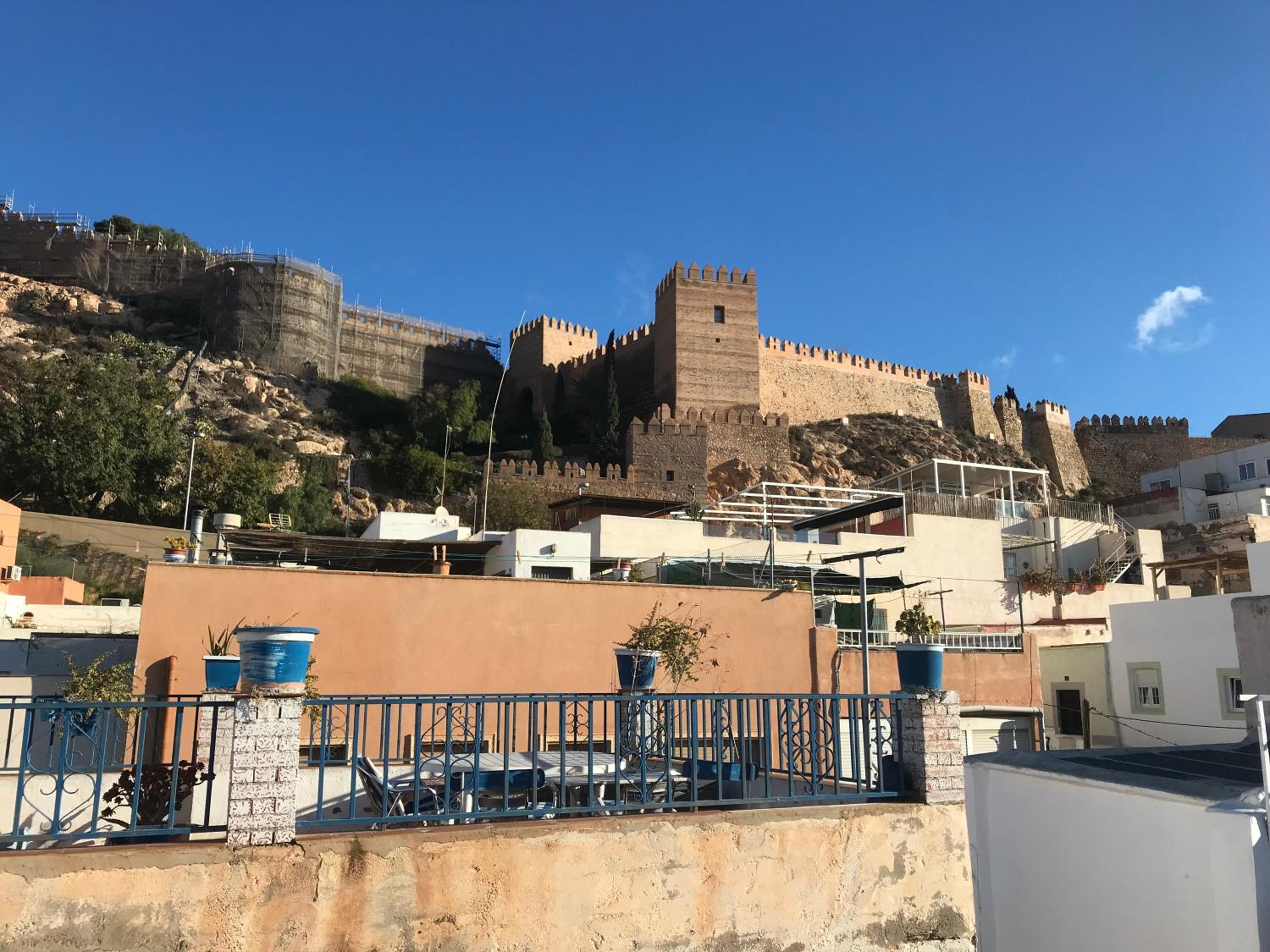 Casita entera la paloma bonita mirador vista a 360 grados - hasta 5 personas en el casco antiguo la médina centro almeria bajo alcazaba terraza buena vista