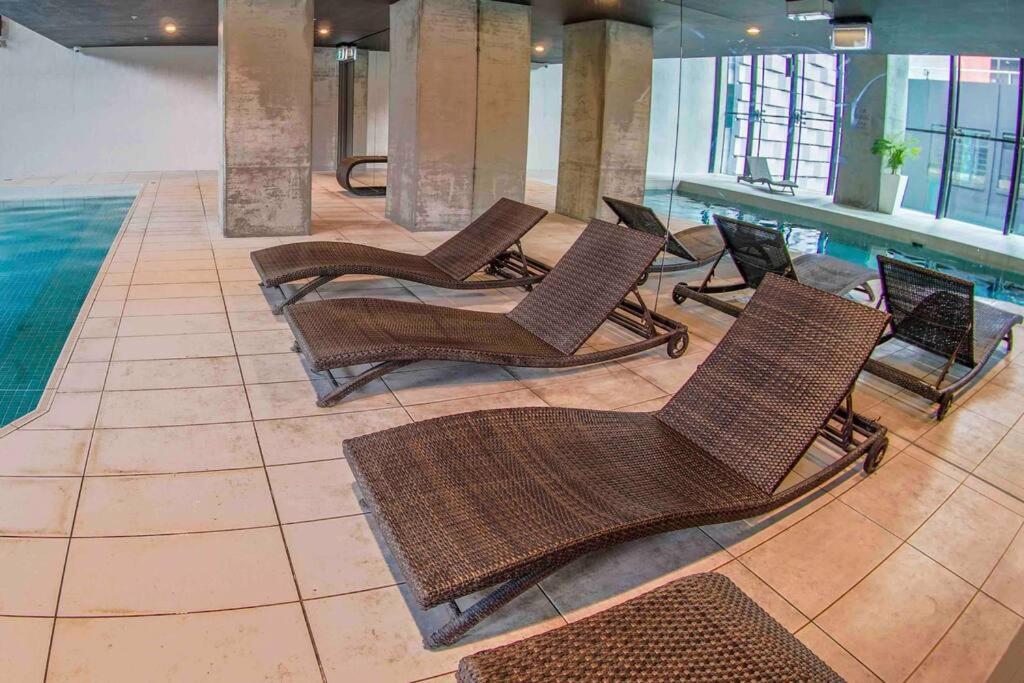 Best location in the CBD; pool, gym, rockclimbing +7 other amenities