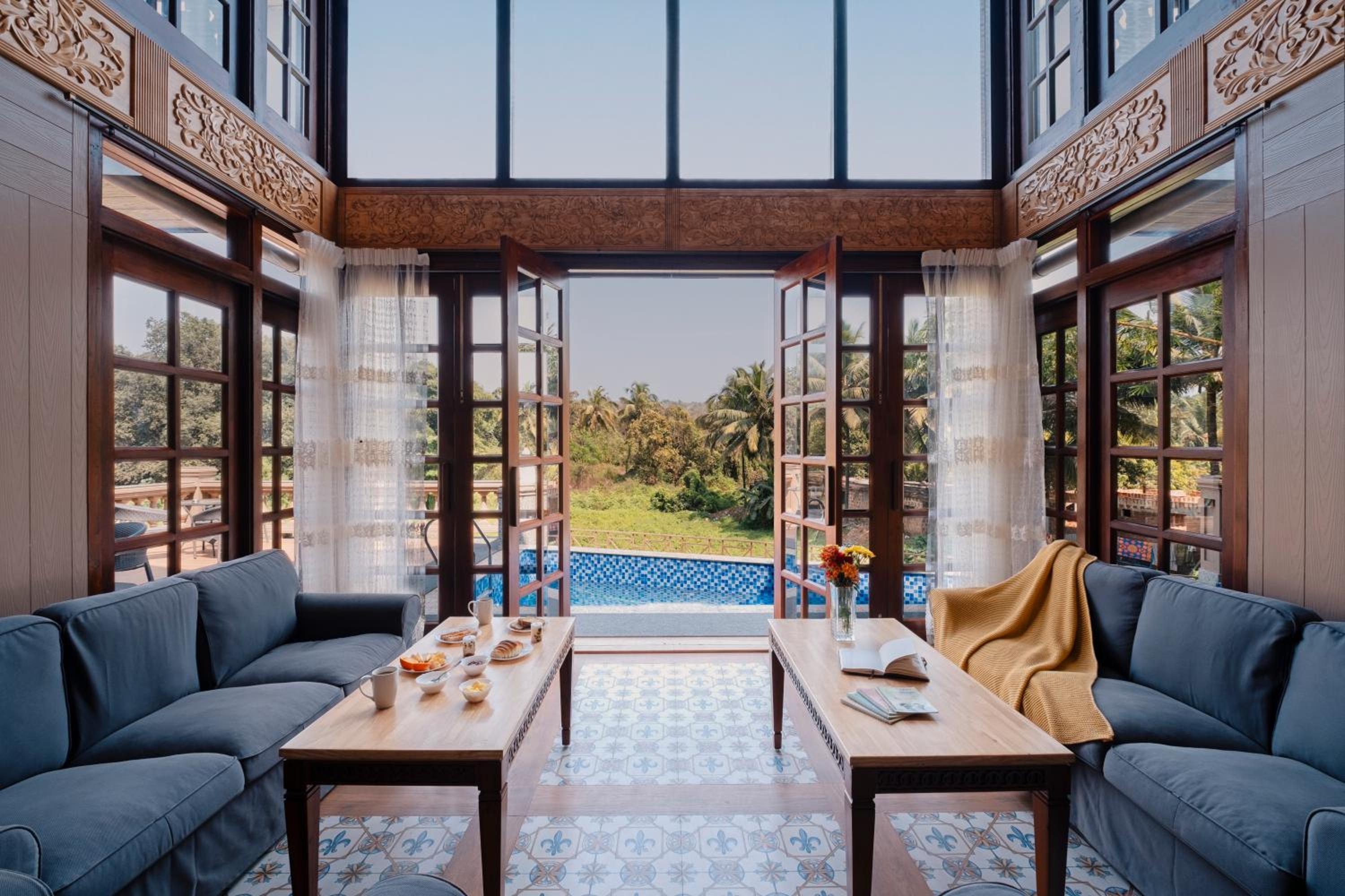 SaffronStays Tudor San Ann - 5BR Candolim villa with infinity pool, lift & sunrise-view rooms near beach view 3