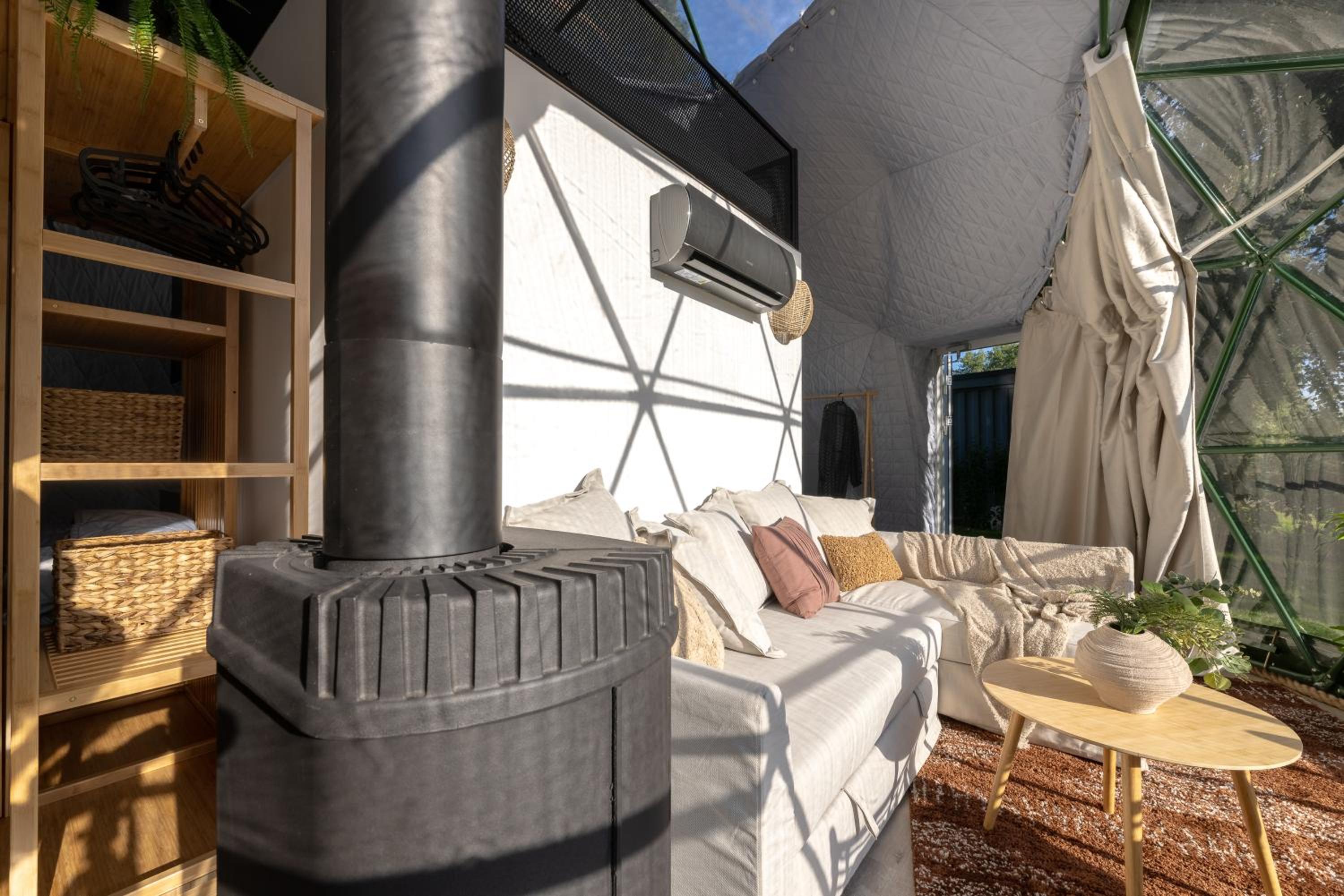 Unique Escape Glamping in the Heart of Prague with Hot Tub and Vysehrad Castle View
