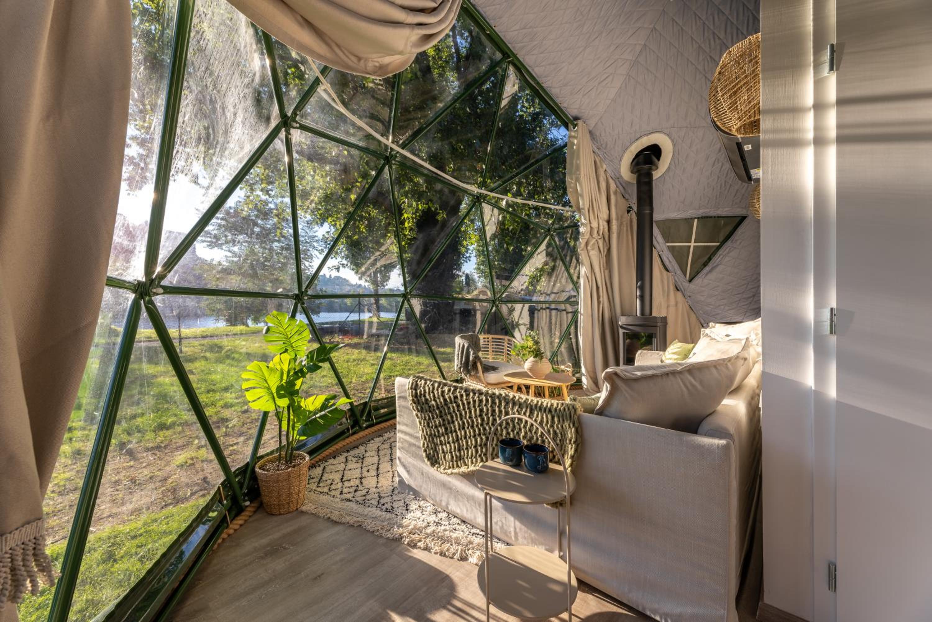 Unique Escape Glamping in the Heart of Prague with Hot Tub and Vysehrad Castle View
