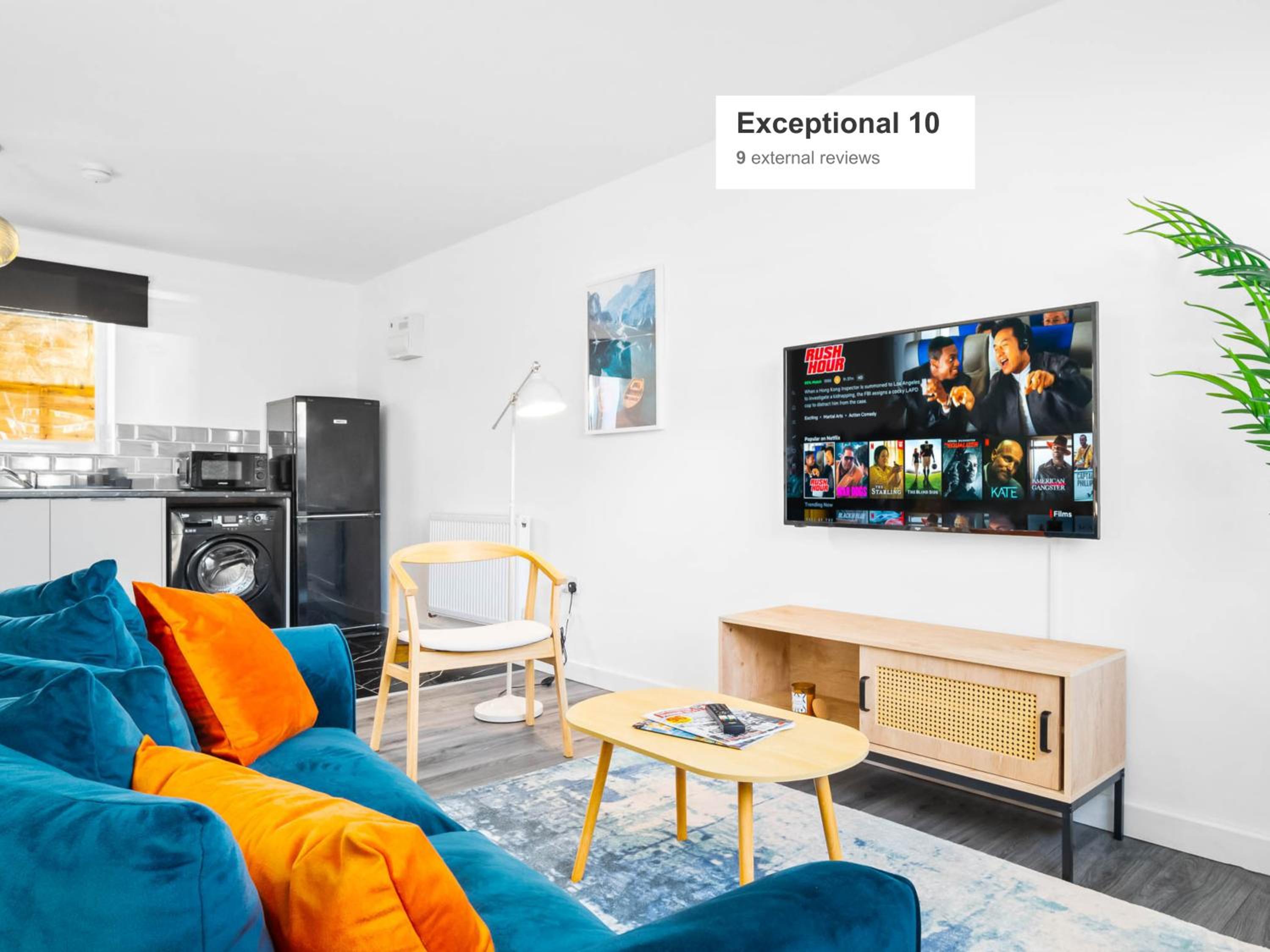 Stylish Apartment - On Street Parking - Smart TV & Netflix 3MH view 3