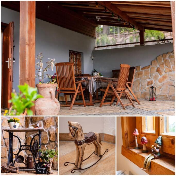Ferienhaus Sonnenblick Entspannung mit Sauna Kamin und Balkon