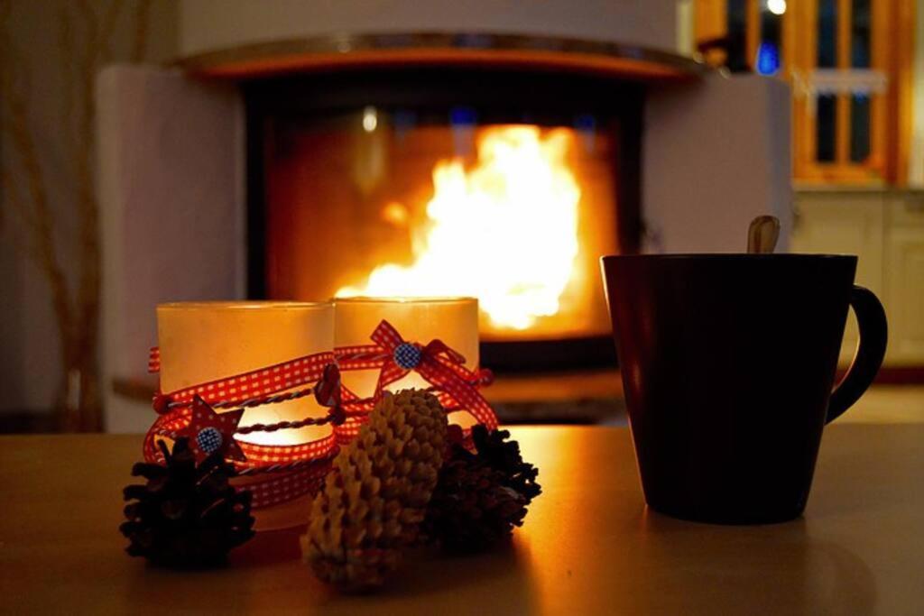 Ferienhaus Sonnenblick Entspannung mit Sauna Kamin und Balkon