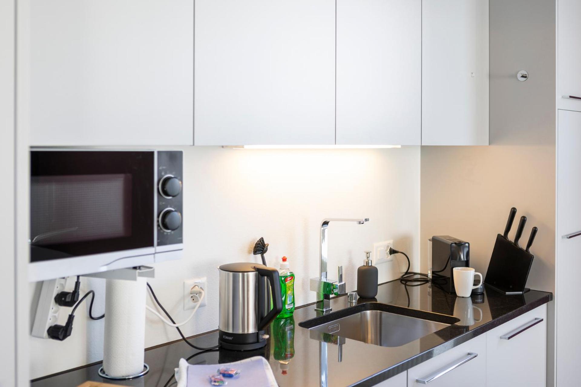 Casa Milla-Zentrales, modernes Loft in Langenthal -am Fluss mit Balkon, Parkplatz und grosser Küche