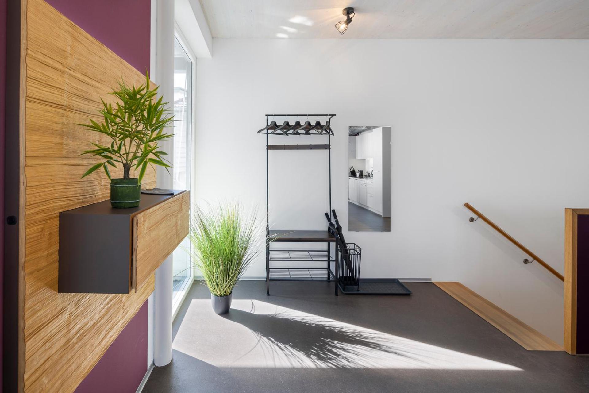 Casa Milla-Zentrales, modernes Loft in Langenthal -am Fluss mit Balkon, Parkplatz und grosser Küche