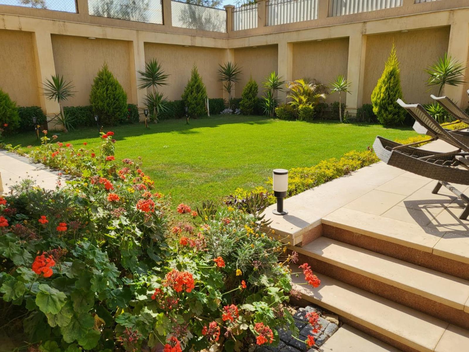 five chambers Villa in compound infront of Egypt Mall