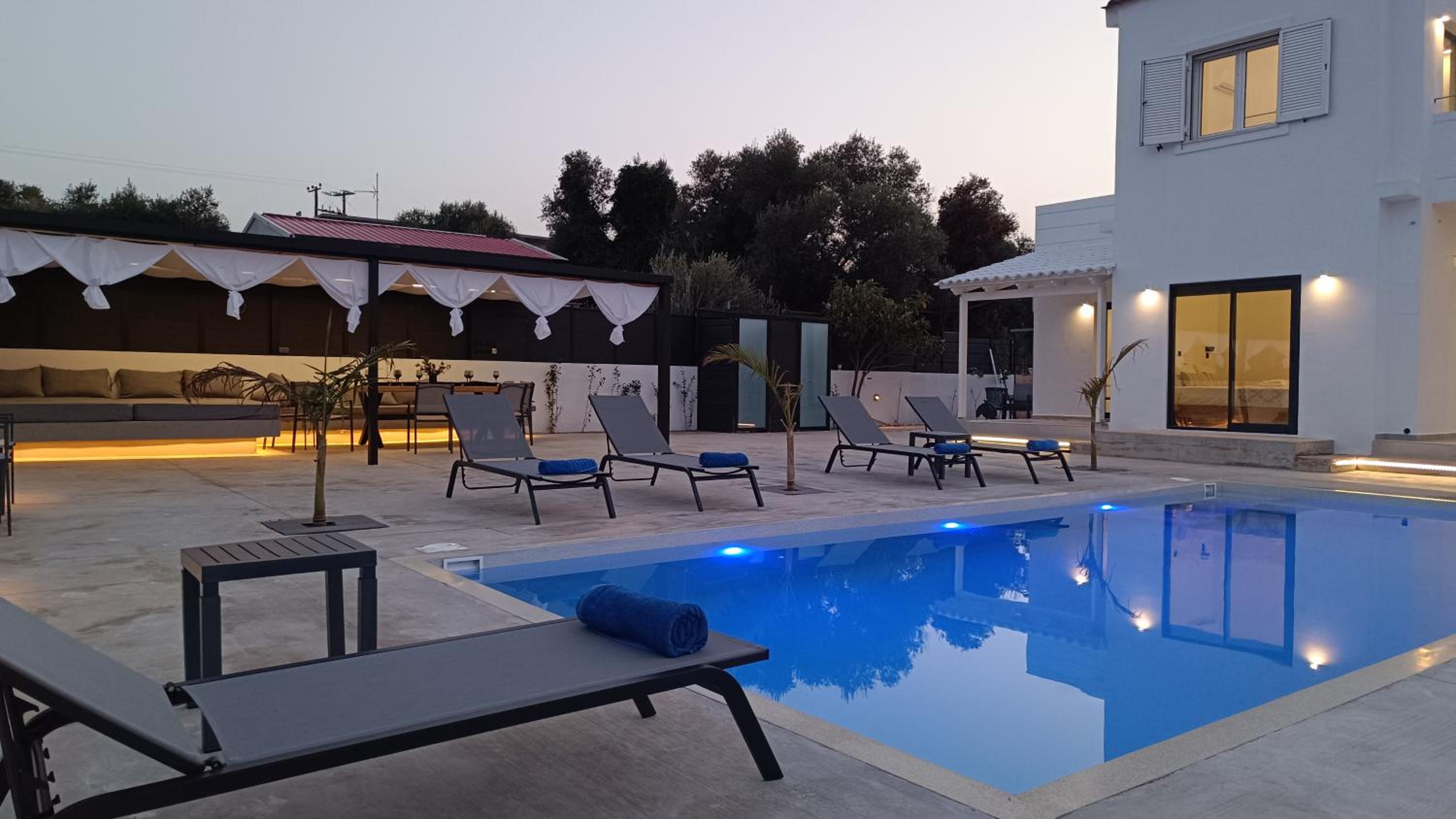 Montis villa sea view heated pool view 3