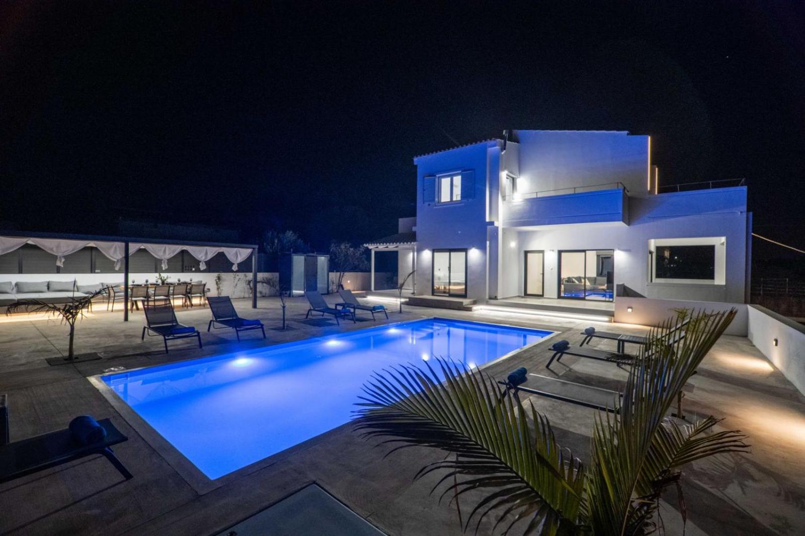 Montis villa sea view heated pool view 2