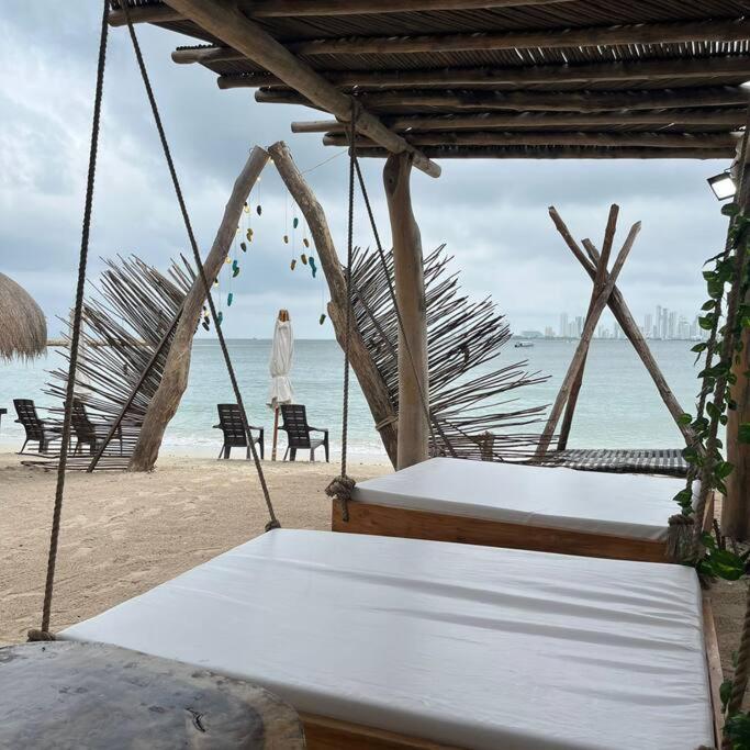 Island-style lodging & beach club