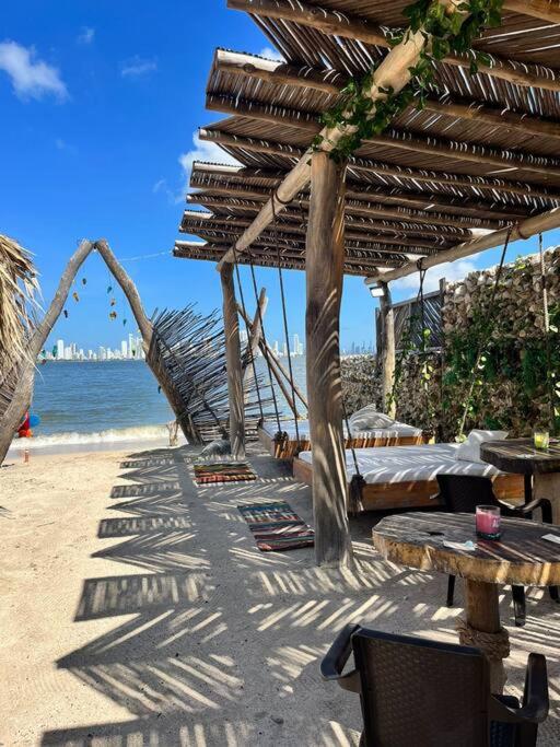Island-style lodging & beach club