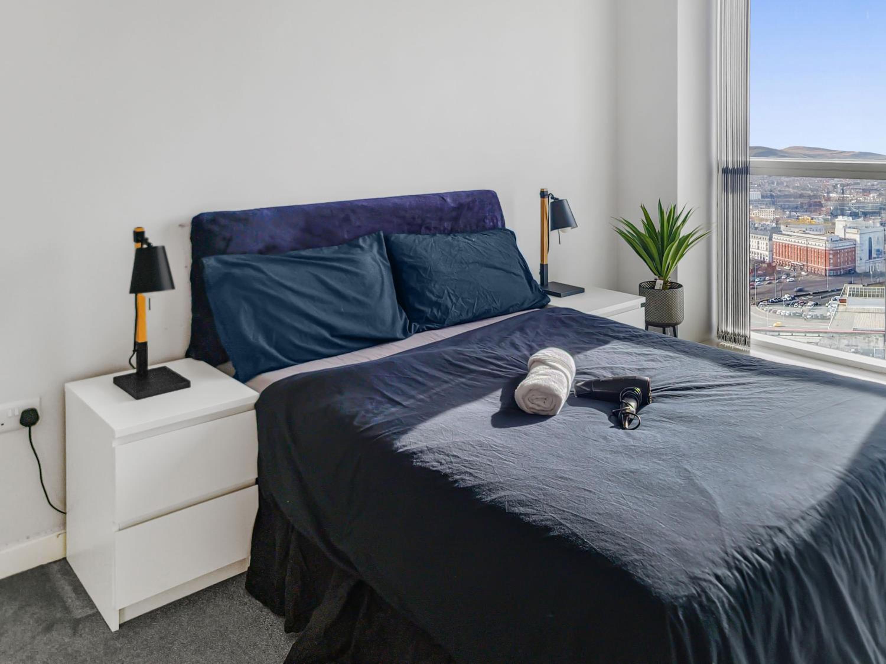 Sky High Ensuite Bedroom in Shared Apartment in Belfast City Centre view 5