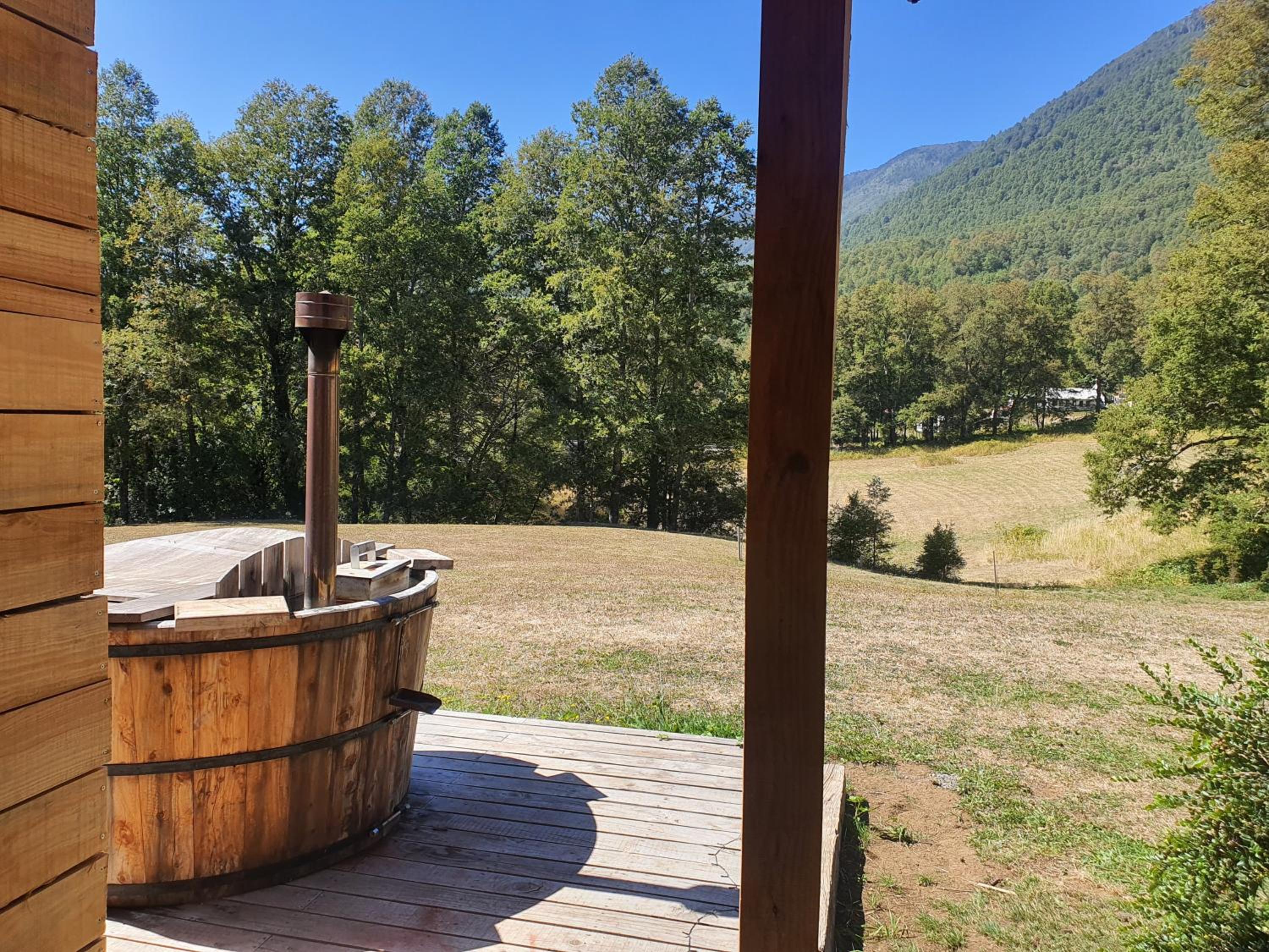Refugio de montaña y termas en Pucón