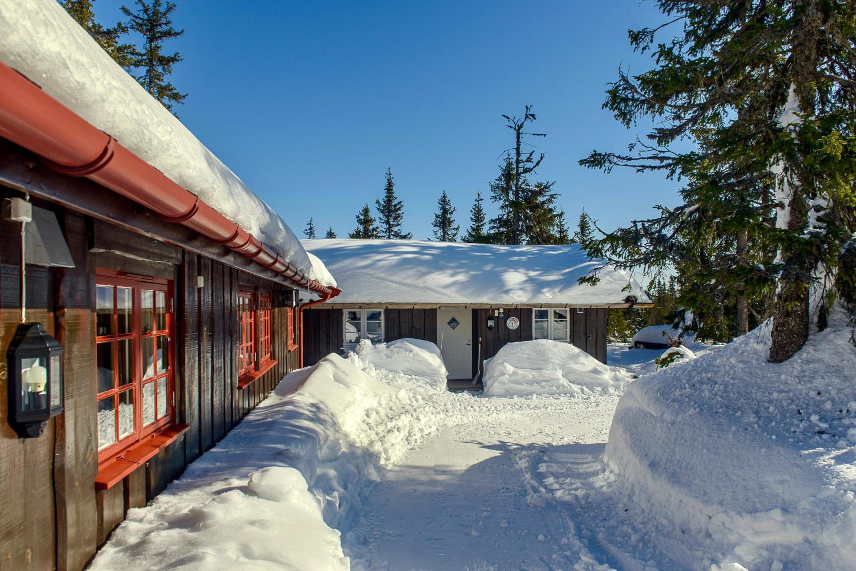 Family-friendly cabin at Sjusjøen with ski trails, sauna and fireplace view 5
