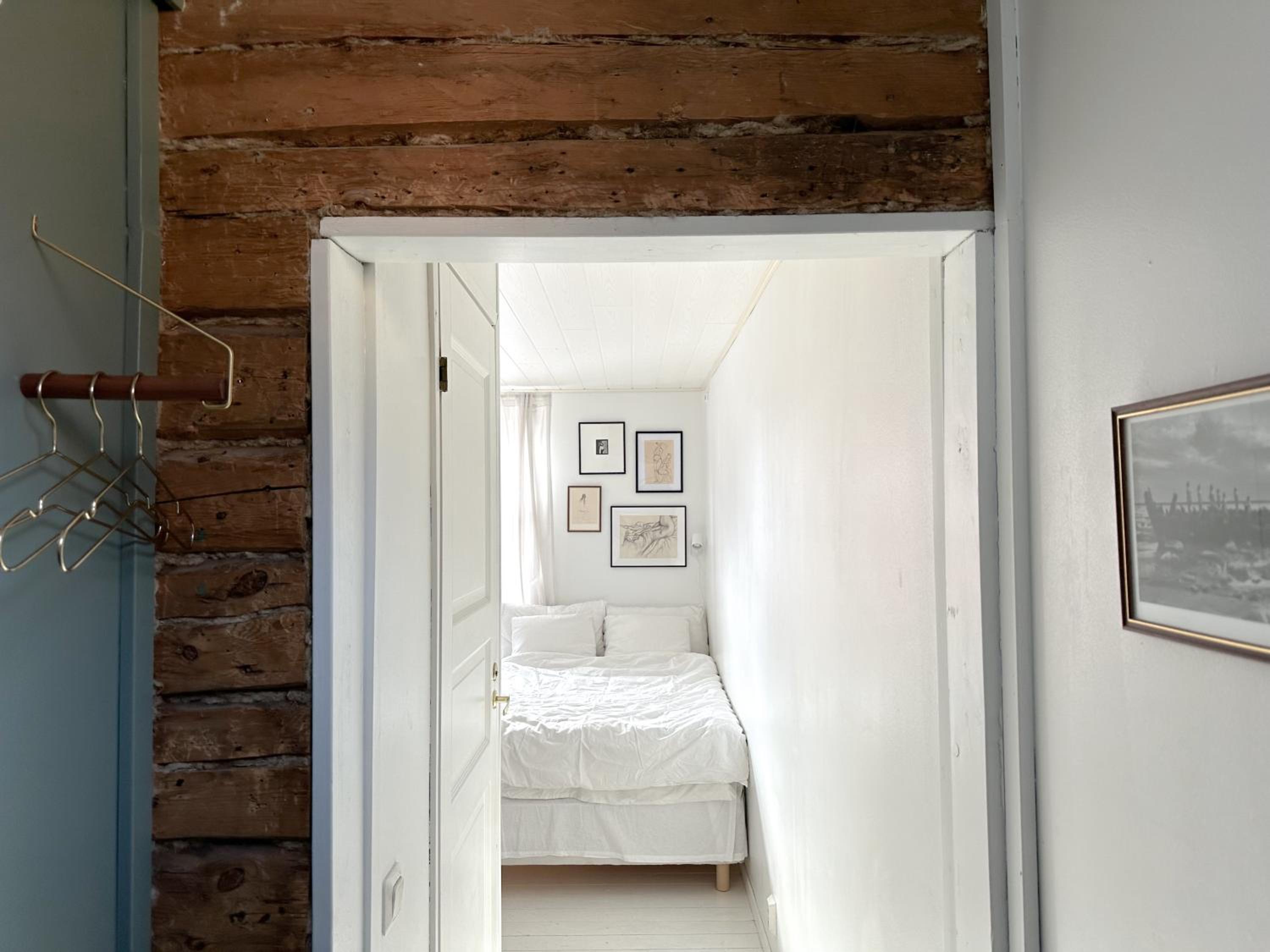 Wooden house studio with shared garden