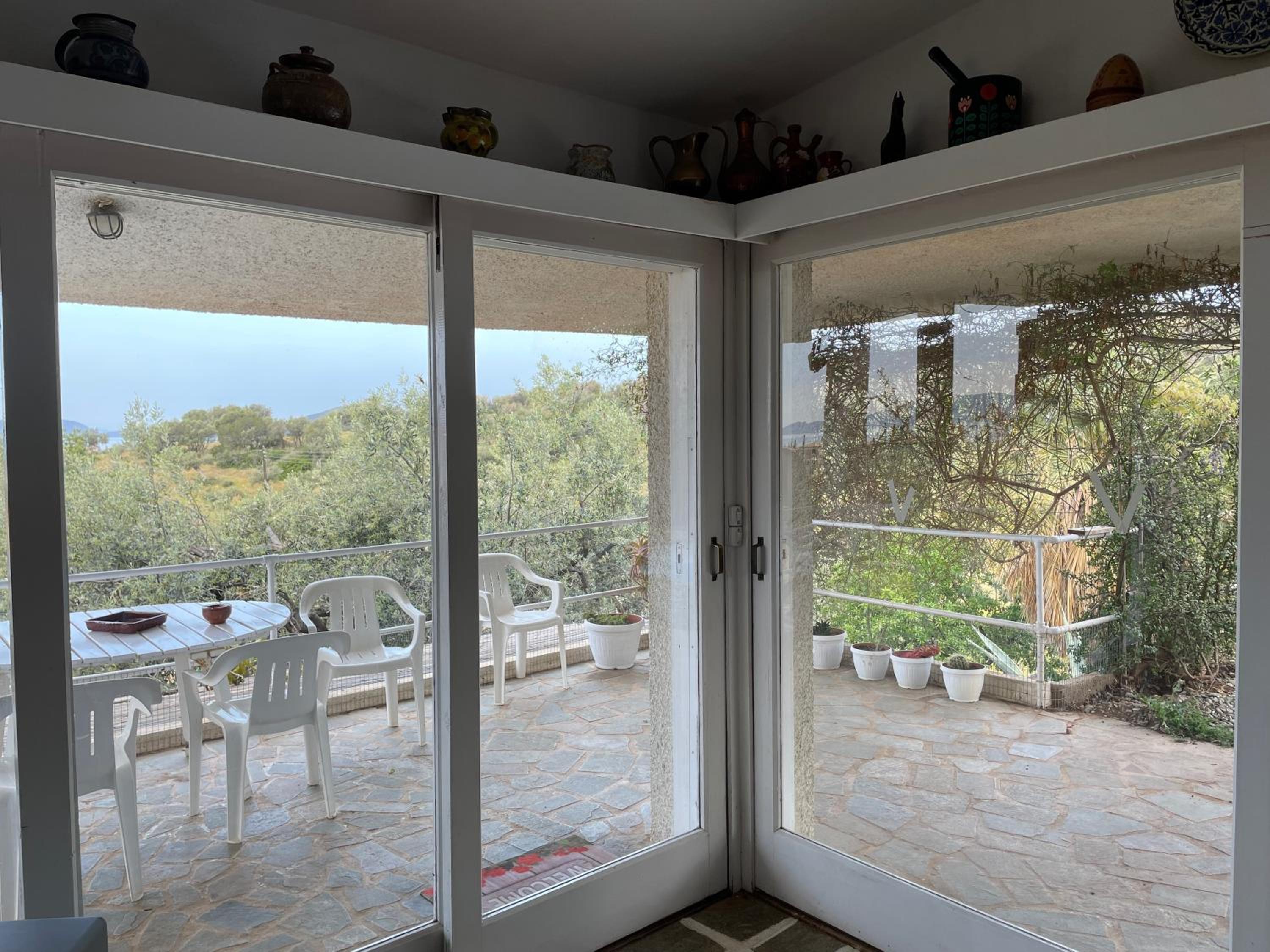 Poly's hill-house close to the beach view 2