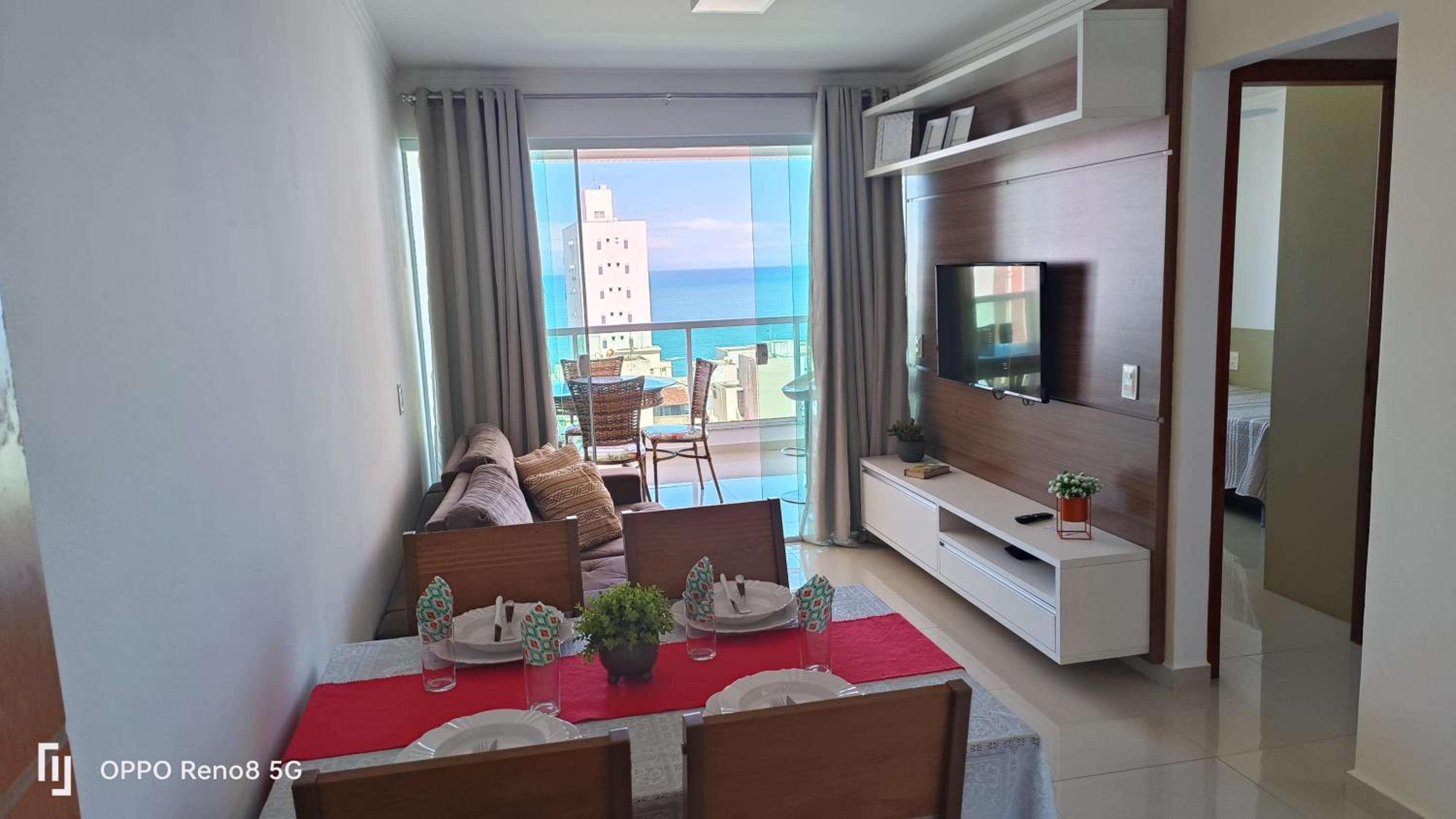 Magnifico apto com vista para o mar, 2 quartos, máximo 6 pessoas!!!