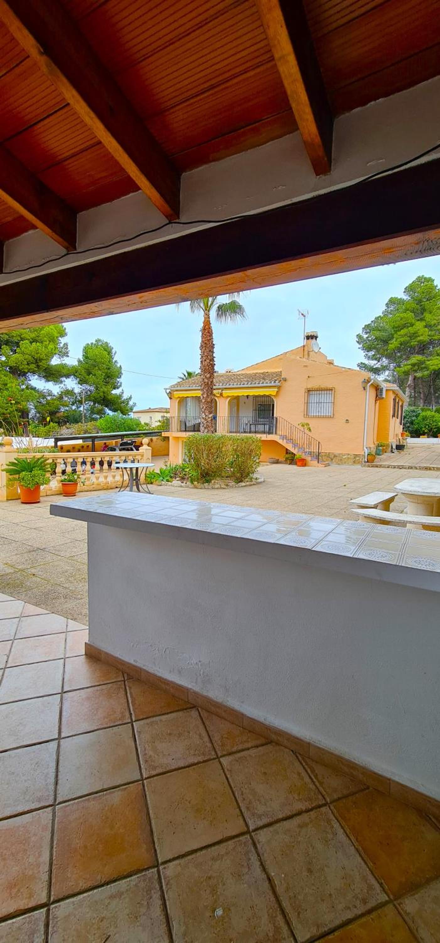 Villa los Agaves Javea piscina y barbacoa
