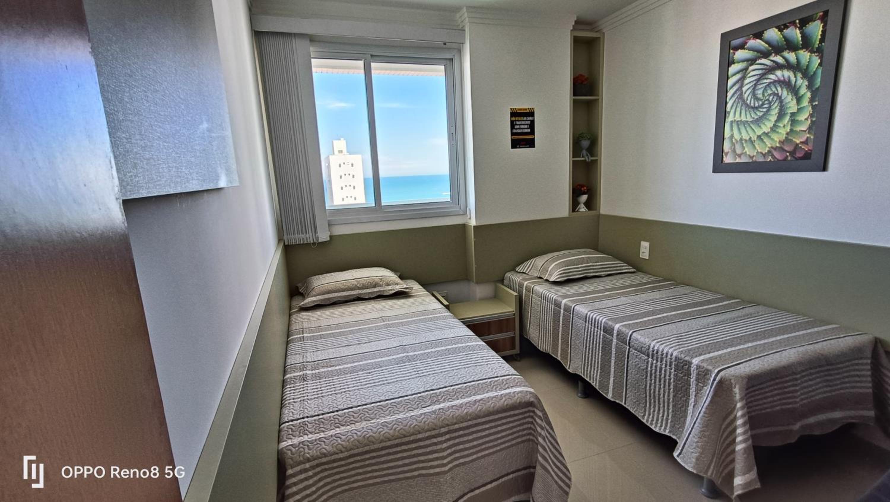 Magnifico apto com vista para o mar, 2 quartos, máximo 6 pessoas!!!