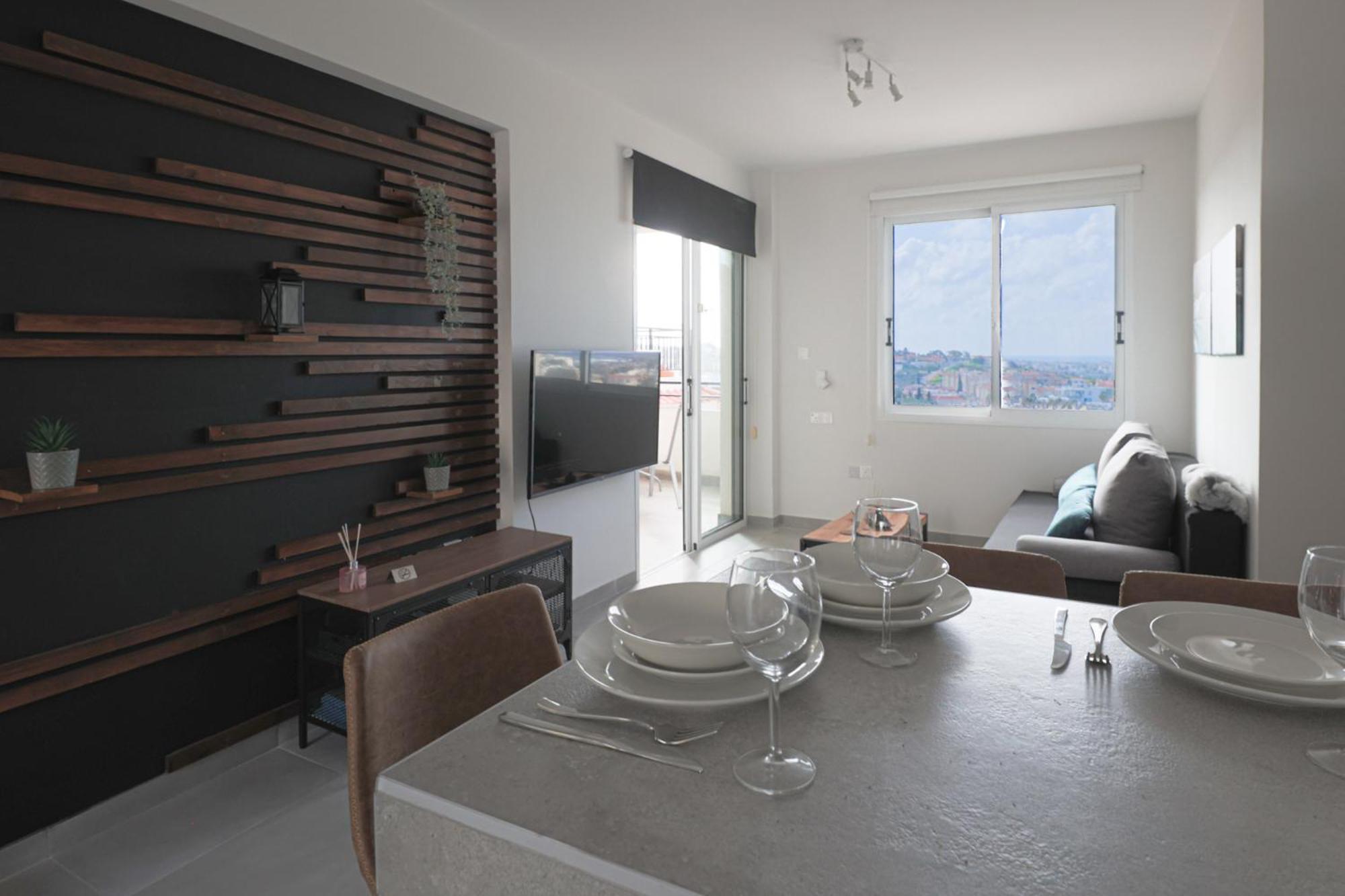 Eden Blue-Horizon 1B, Paphos, Sea View, Pool