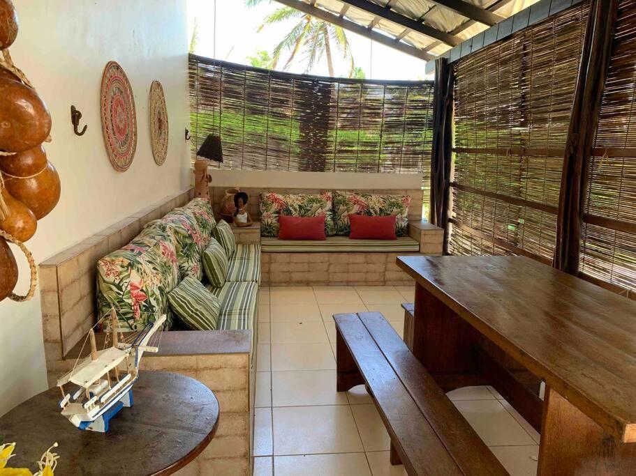 Bela casa de praia beira mar