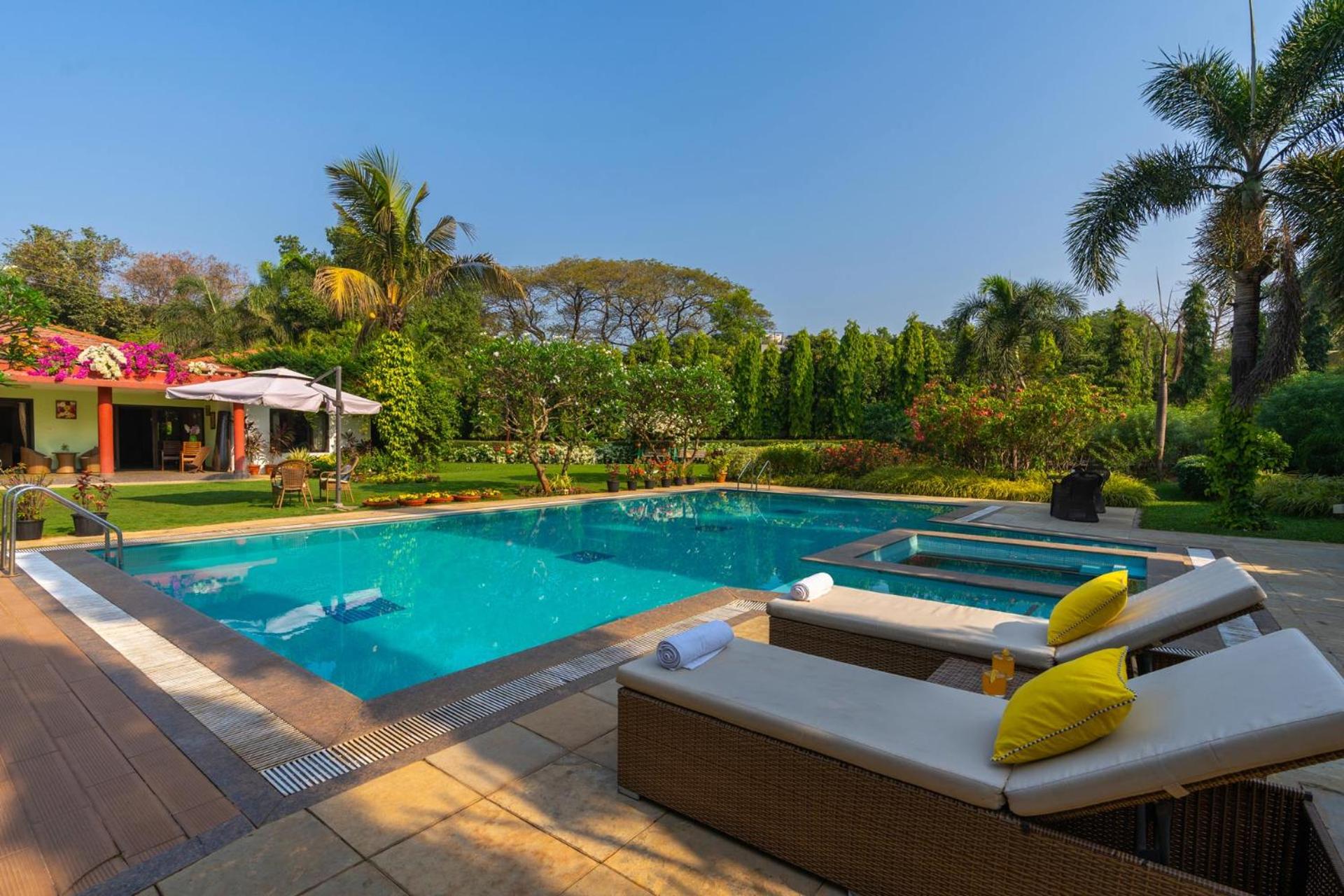 StayVista at Moksh Villa - BBQ & Jacuzzi view 4