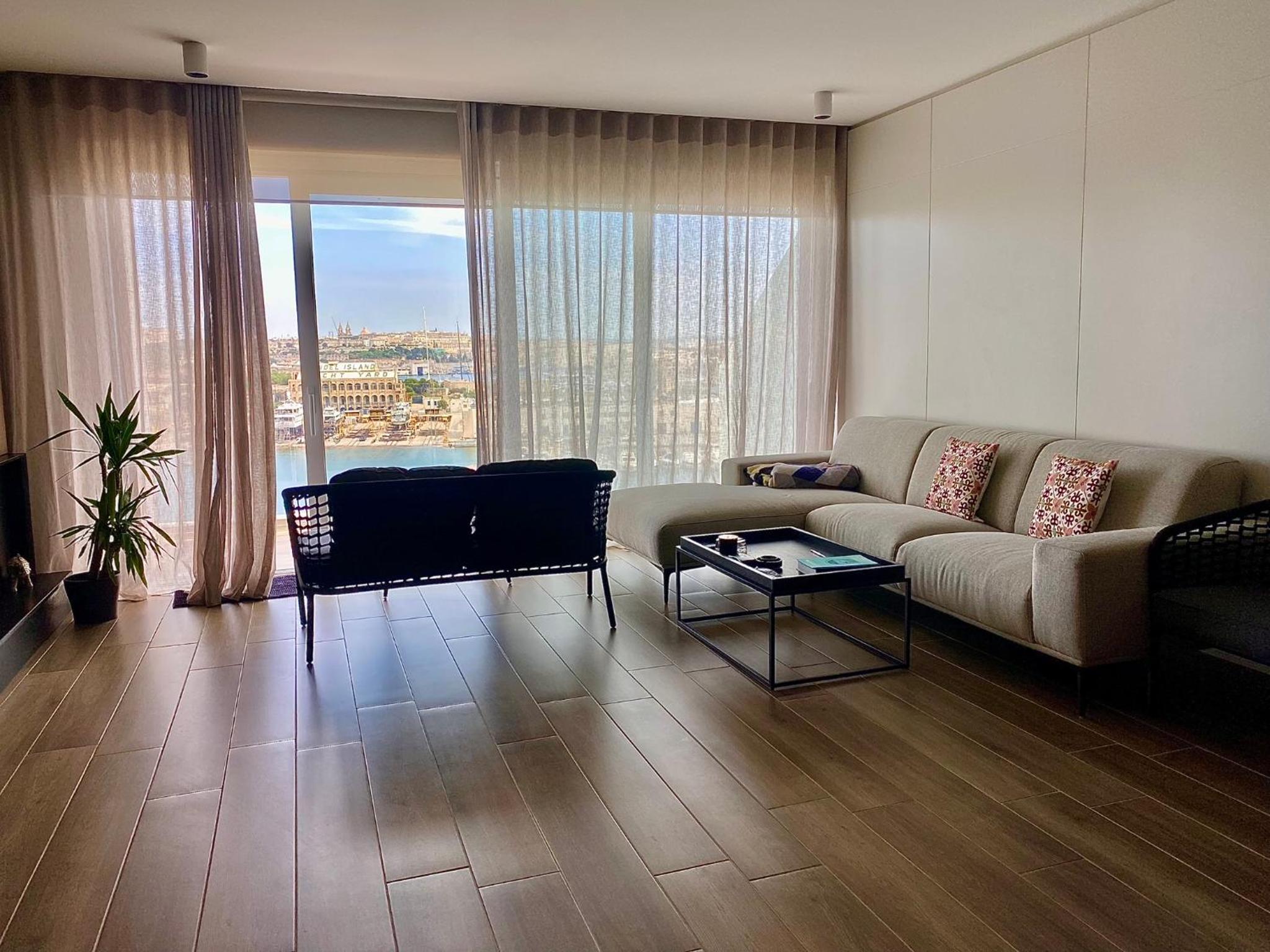 Sea view Sliema 2 bedroom apartment view 4