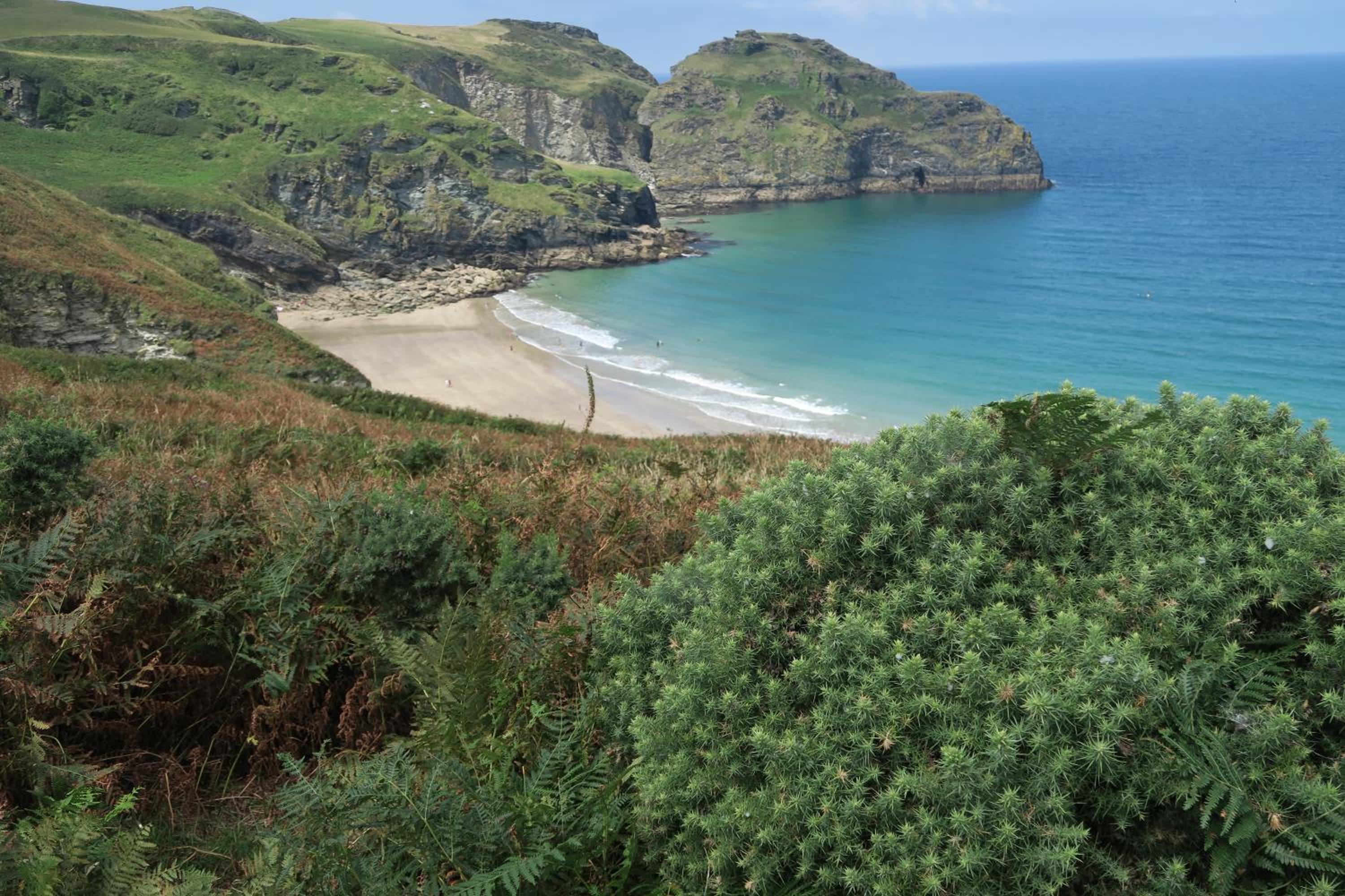 St Edwards Cottage, Tintagel view 2