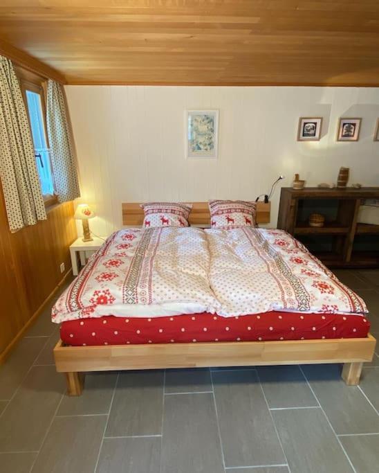 1 room apt, kitchen, patio, in beautiful chalet
