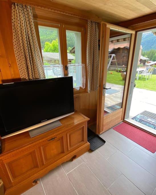 1 room apt, kitchen, patio, in beautiful chalet