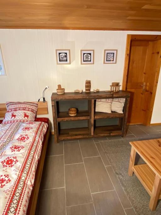 1 room apt, kitchen, patio, in beautiful chalet