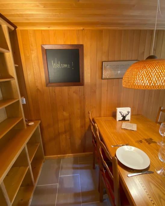 1 room apt, kitchen, patio, in beautiful chalet
