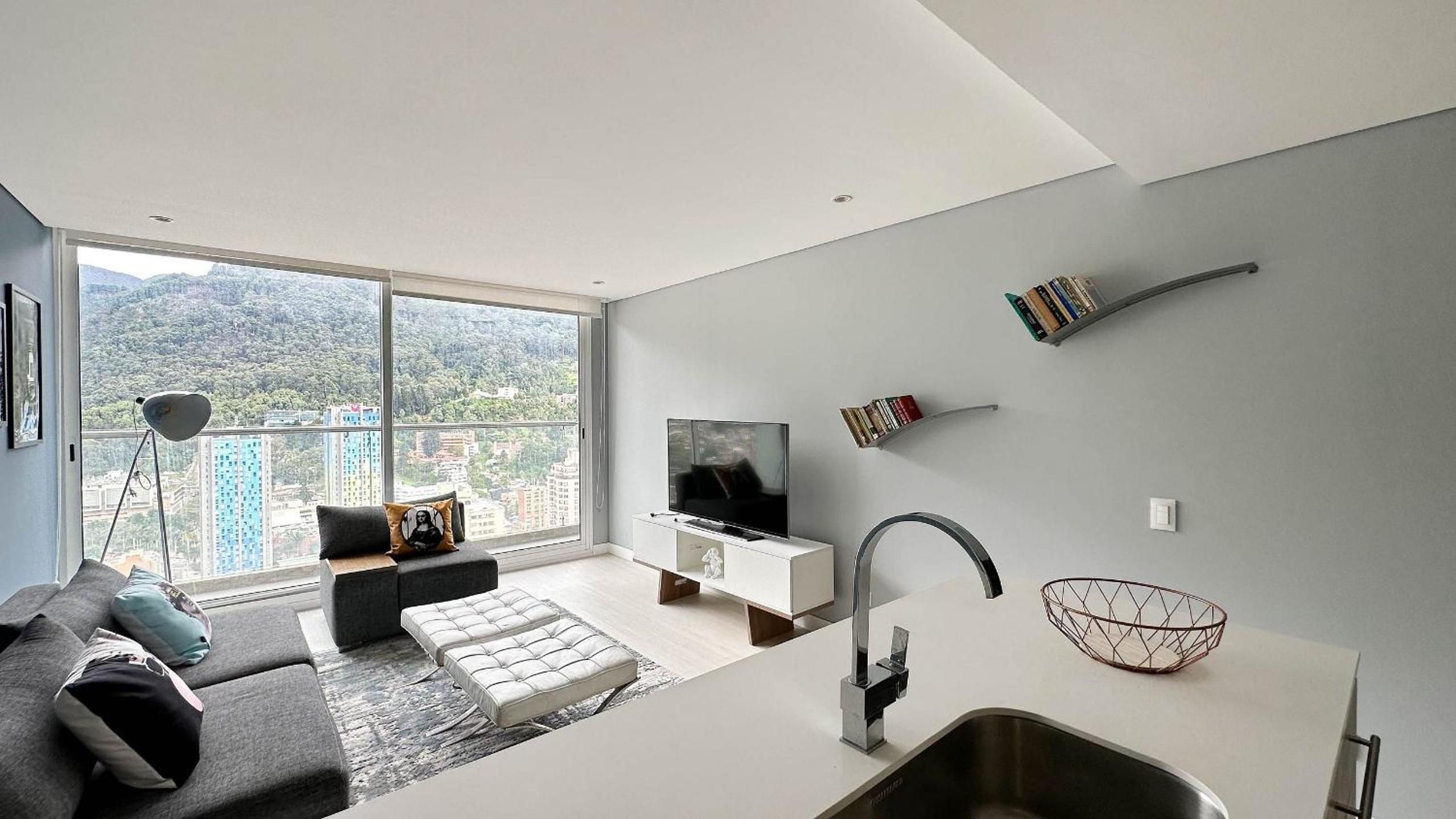 Apartaestudios con vista en el centro de Bogotá