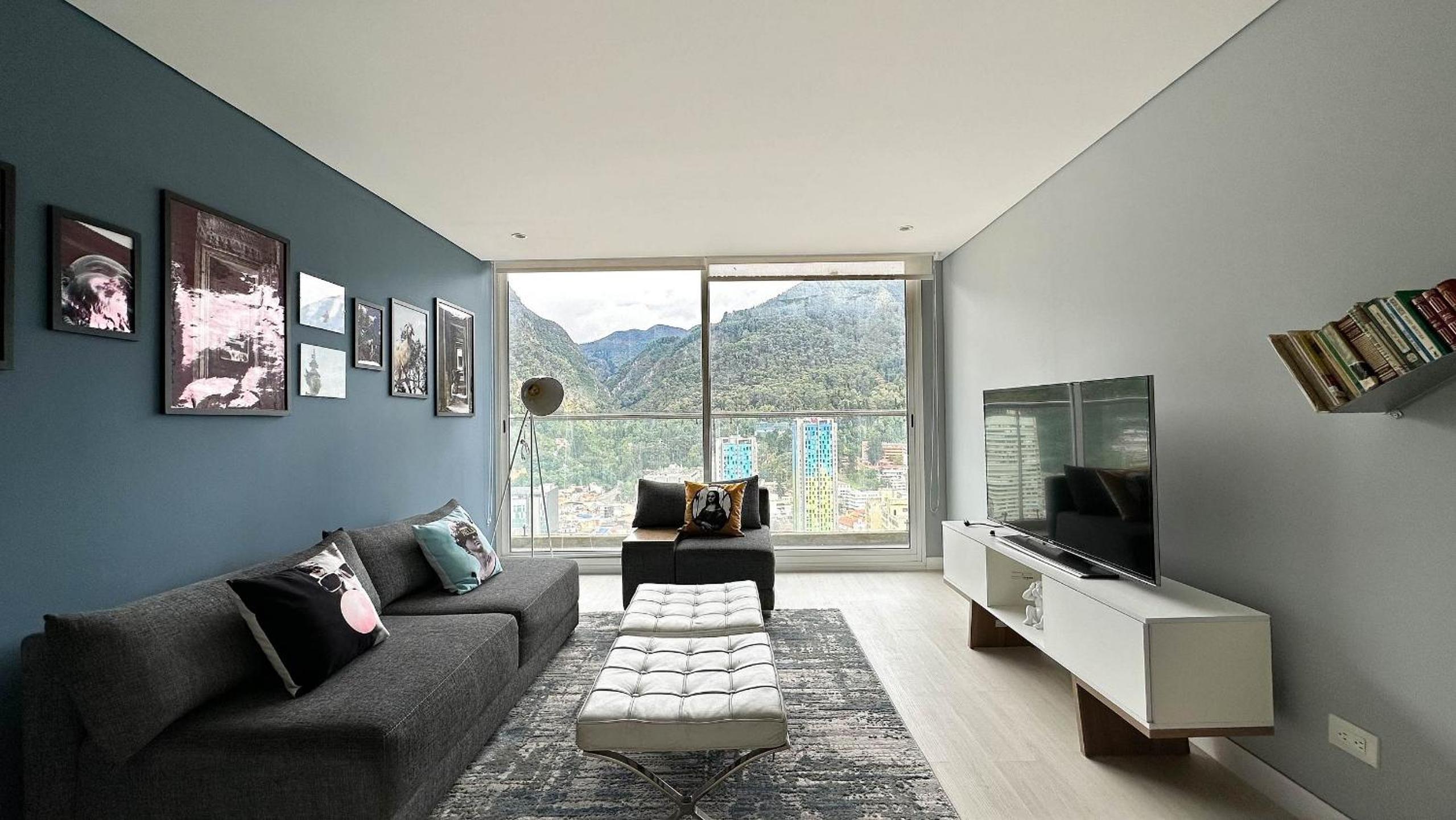 Apartaestudios con vista en el centro de Bogotá
