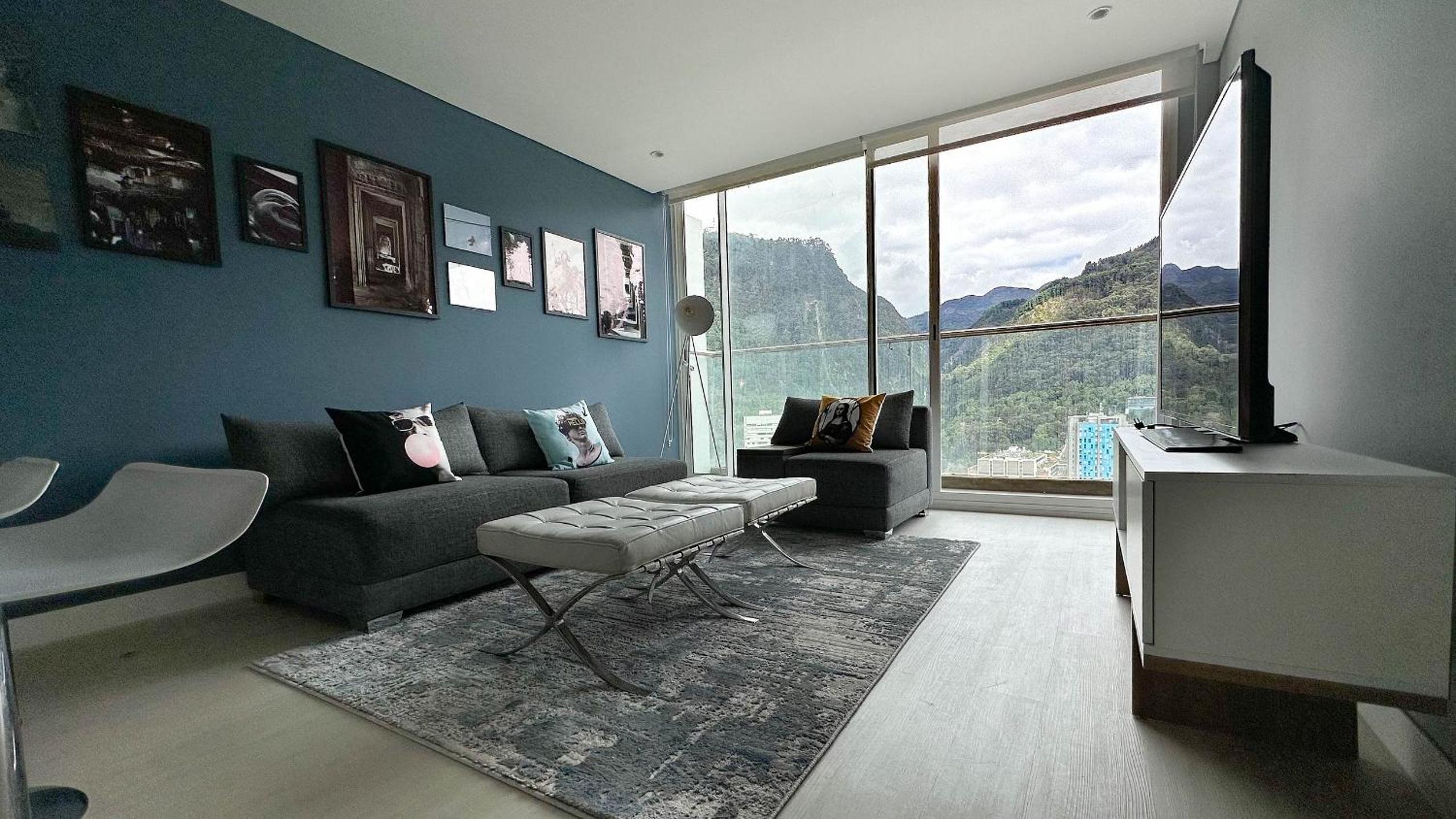 Apartaestudios con vista en el centro de Bogotá