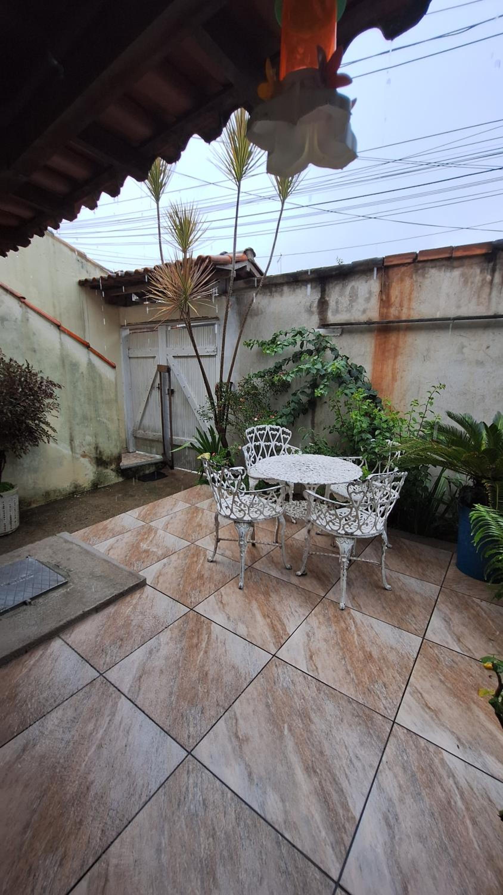 Casa com jardim