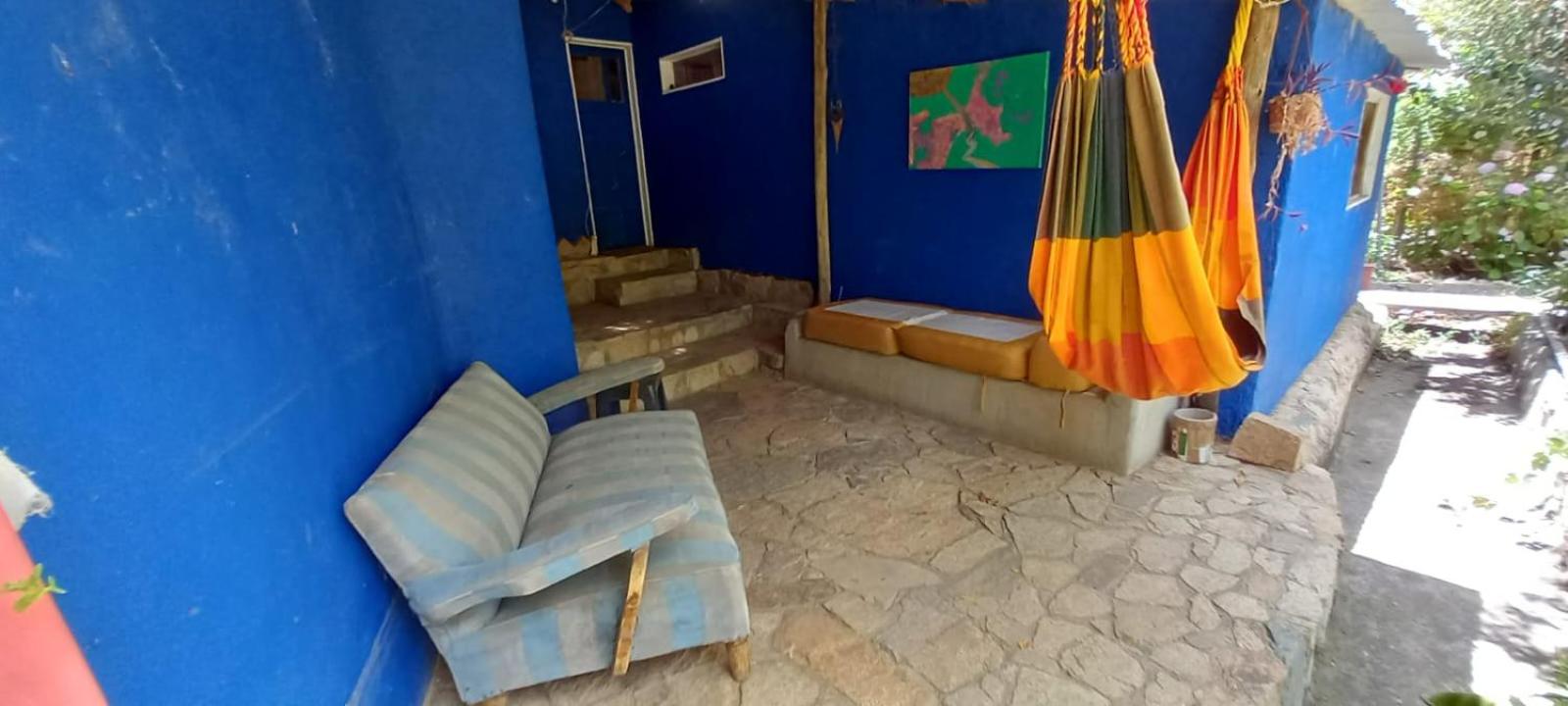 Cabaña azul