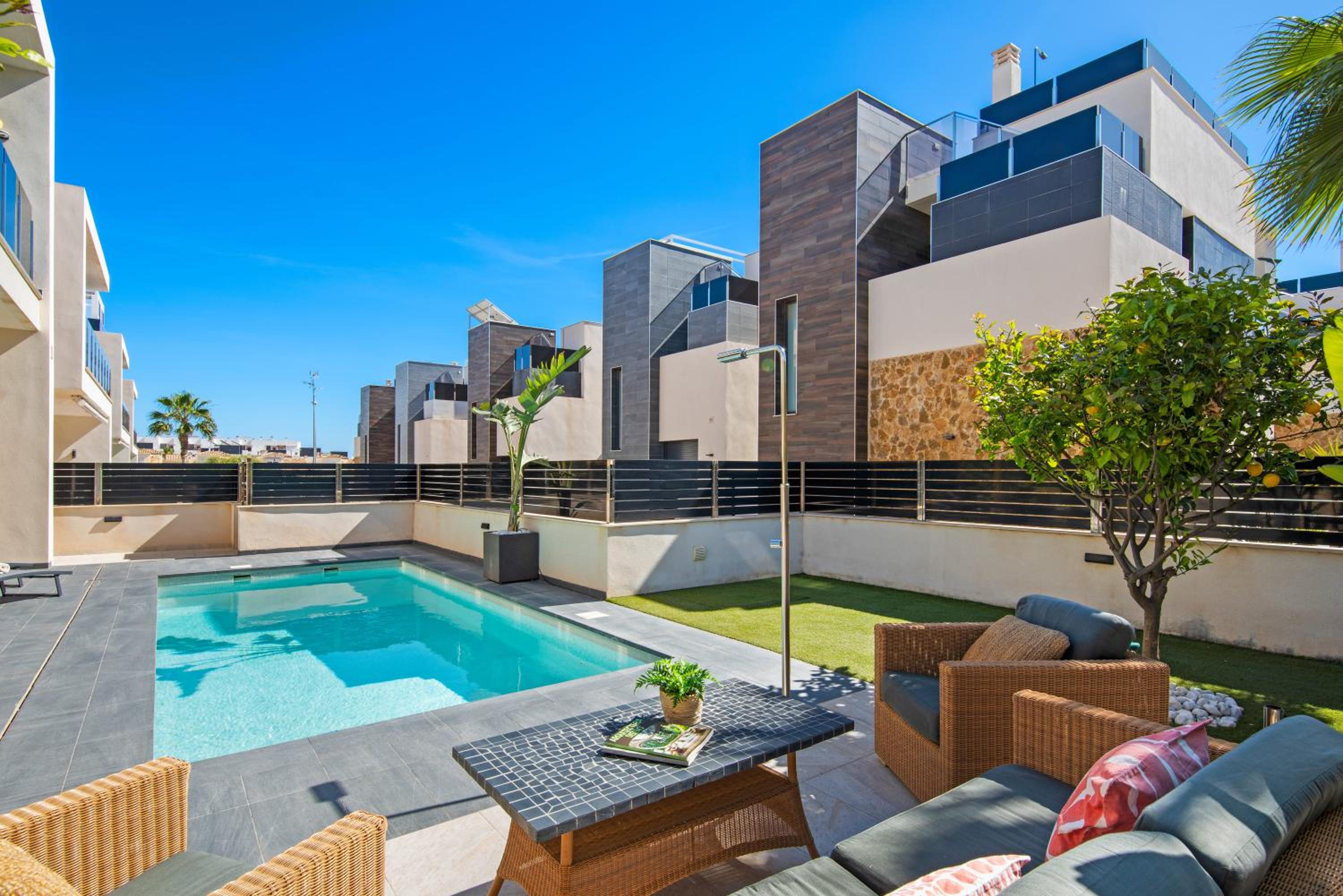 Luxury Villa with Private Swimming Pool in Cabo Roig